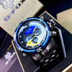 G FOX ORIGINAL DOBLE HORA POR INVICTA SUMERGIBLE PARA HOMBRE REF-1976-PA