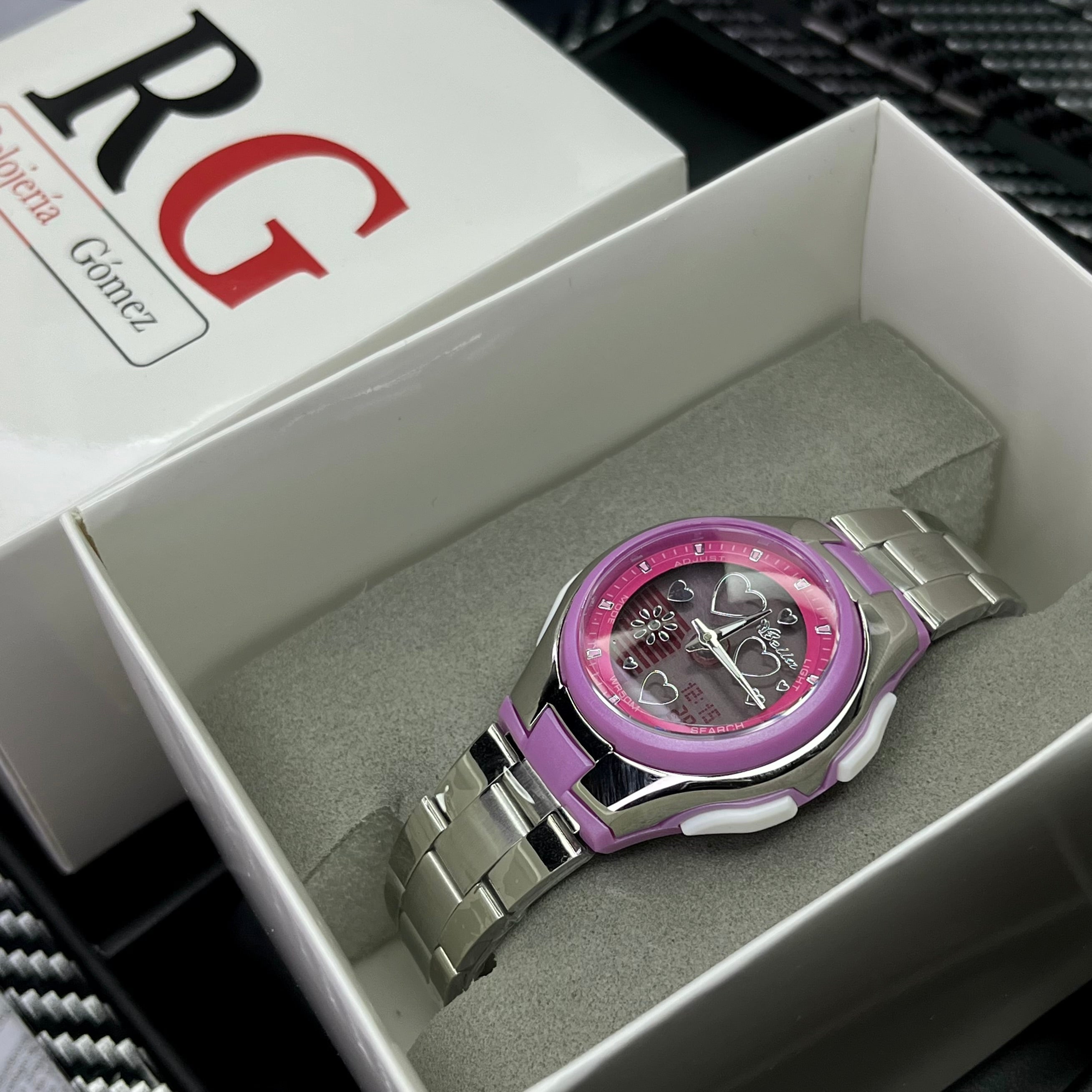 CASIO DOBLE HORA PARA DAMA REF-PF