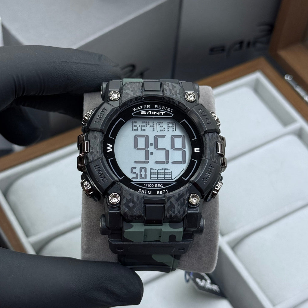 SAINT X G-SHOCK PARA SUMERGIBLE MILITAR HOMBRE REF-6871-VN