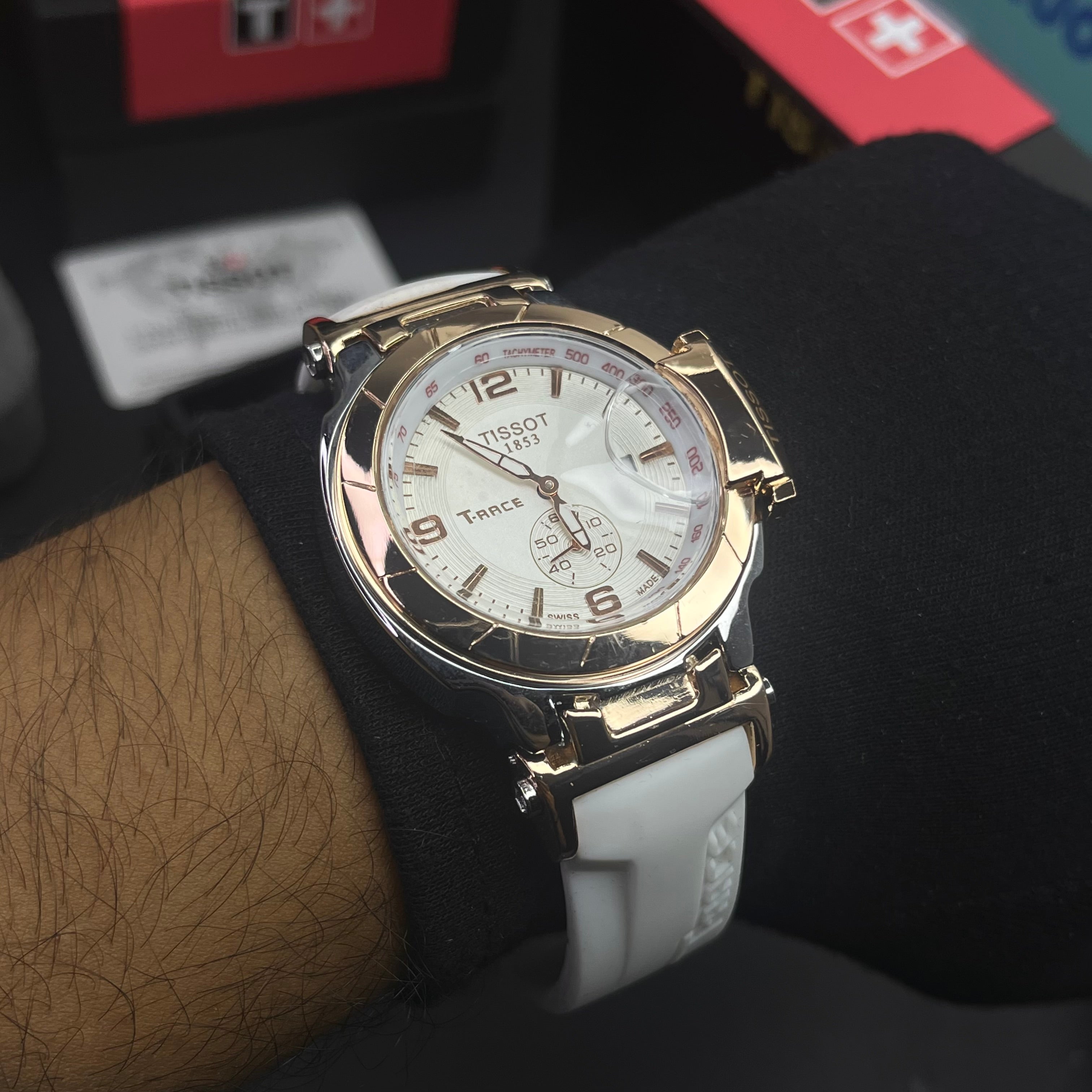 PAREJA TISSOT T-RACE  REF-BIB