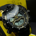 INVICTA DOBLE HORA PARA HOMBRE REF-1837-NDA