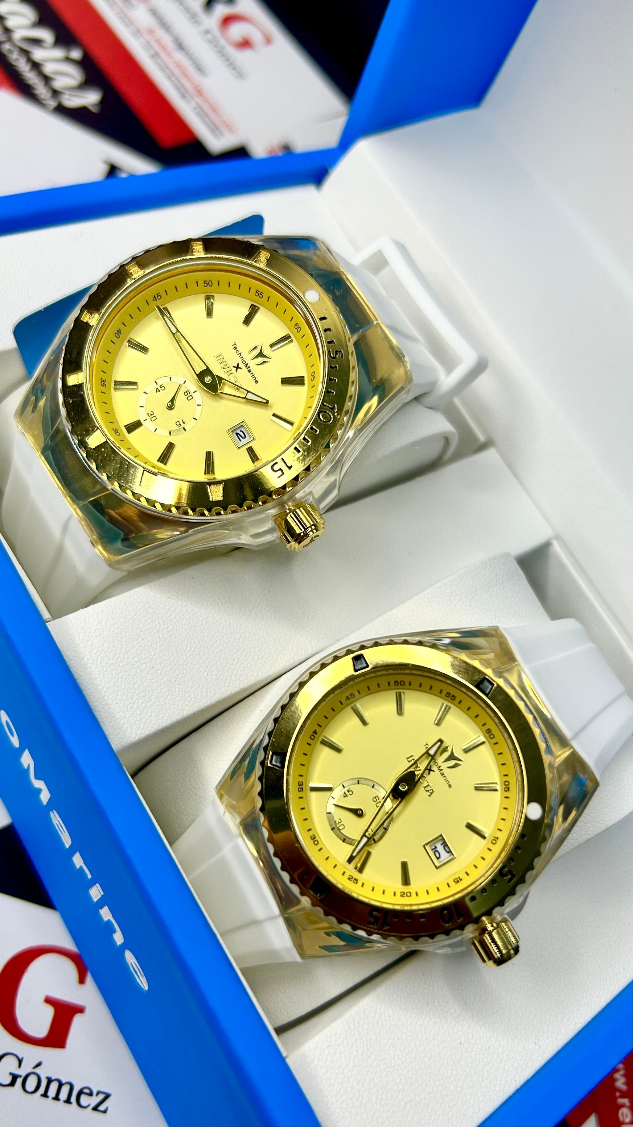 PAREJA INVICTA x TECHNOMARINE  REF-BD