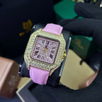 G FOX ORIGINAL x CARTIER PARA DAMA SUMERGIBLE  REF-SANTOS CUBANO-1264-R