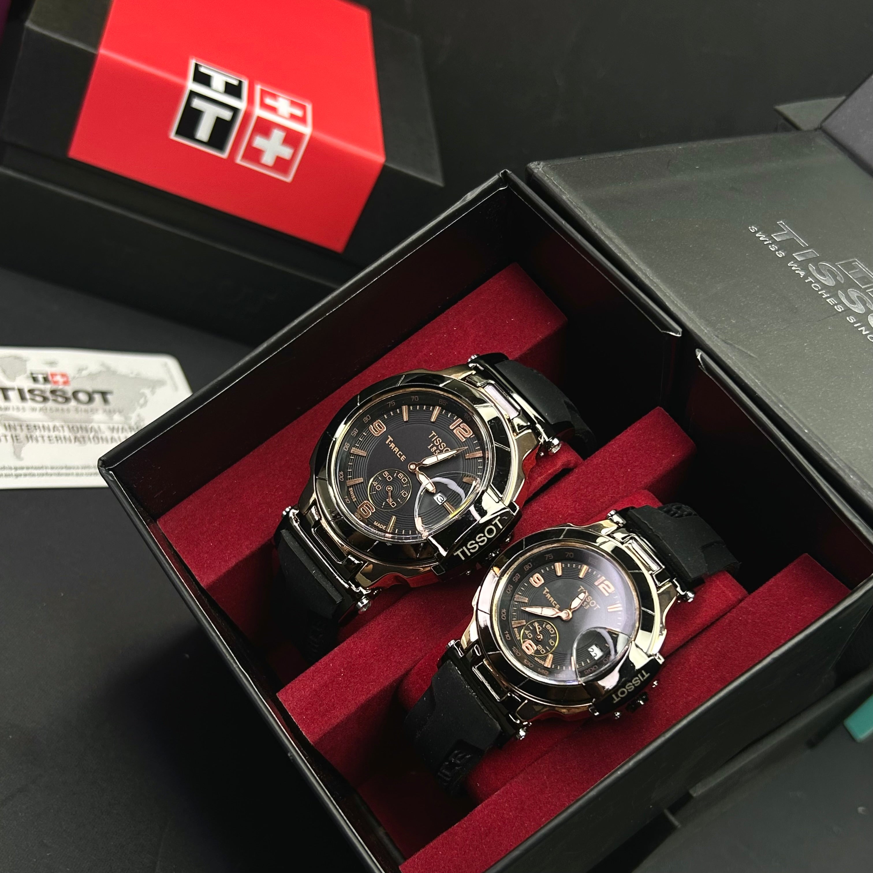 PAREJA TISSOT T-RACE  REF-NORN