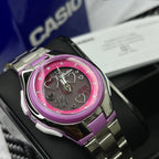 CASIO DOBLE HORA PARA DAMA REF-PF