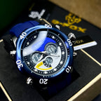 G FOX ORIGINAL DOBLE HORA POR INVICTA SUMERGIBLE PARA HOMBRE REF-1976G2-AO