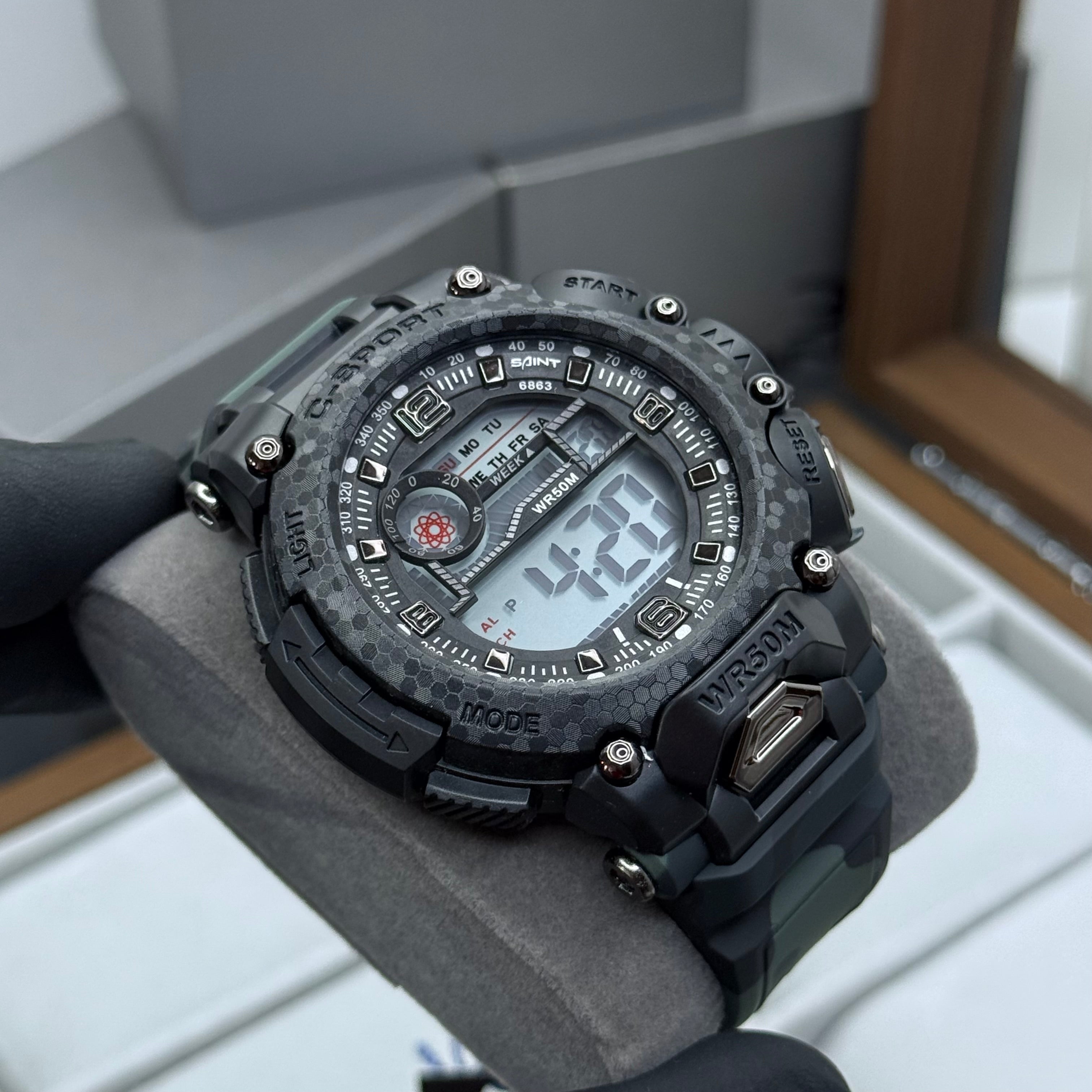 SAINT X G-SHOCK PARA SUMERGIBLE MILITAR HOMBRE REF 6836-VGN