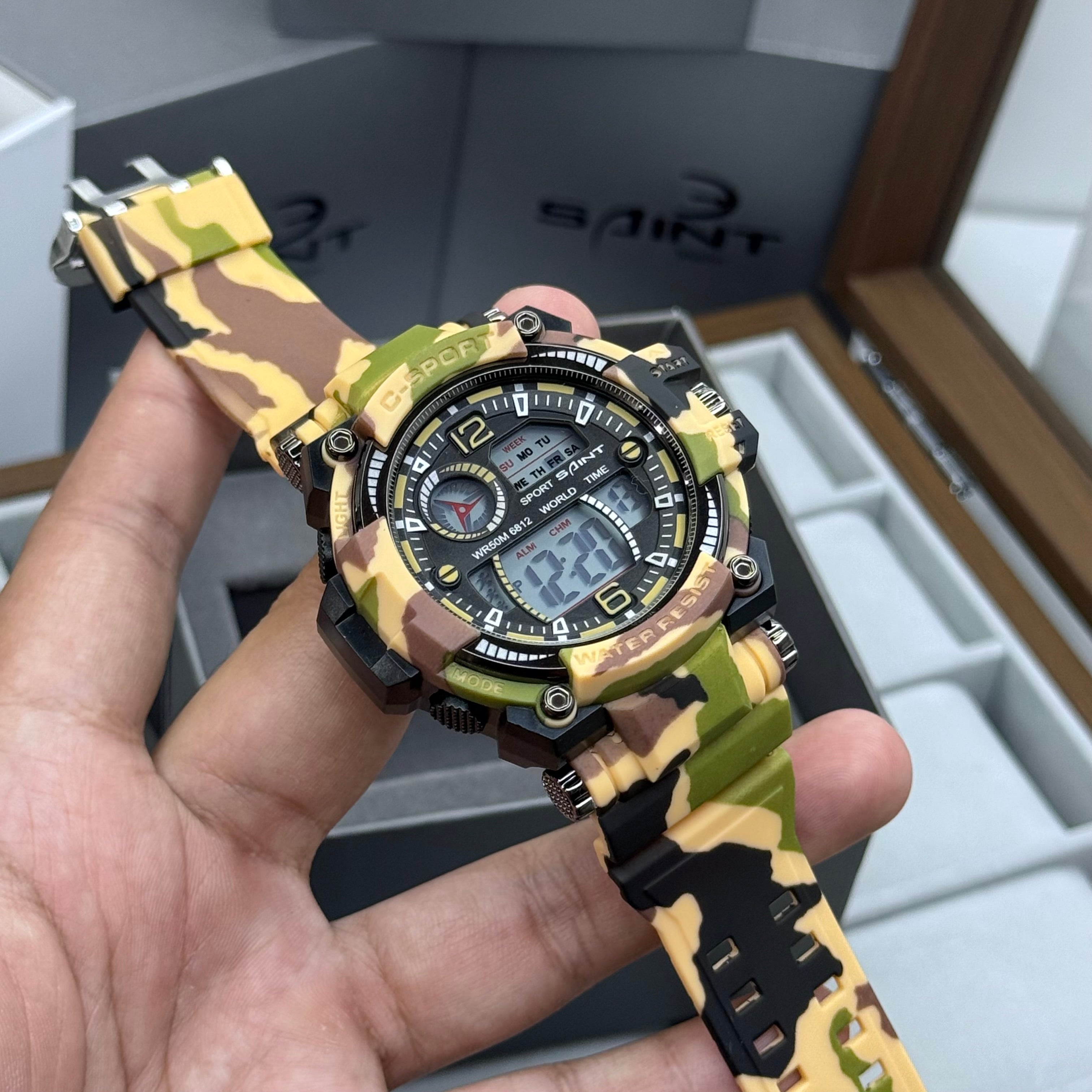 SAINT X G-SHOCK PARA SUMERGIBLE MILITAR HOMBRE REF 6812-CNV