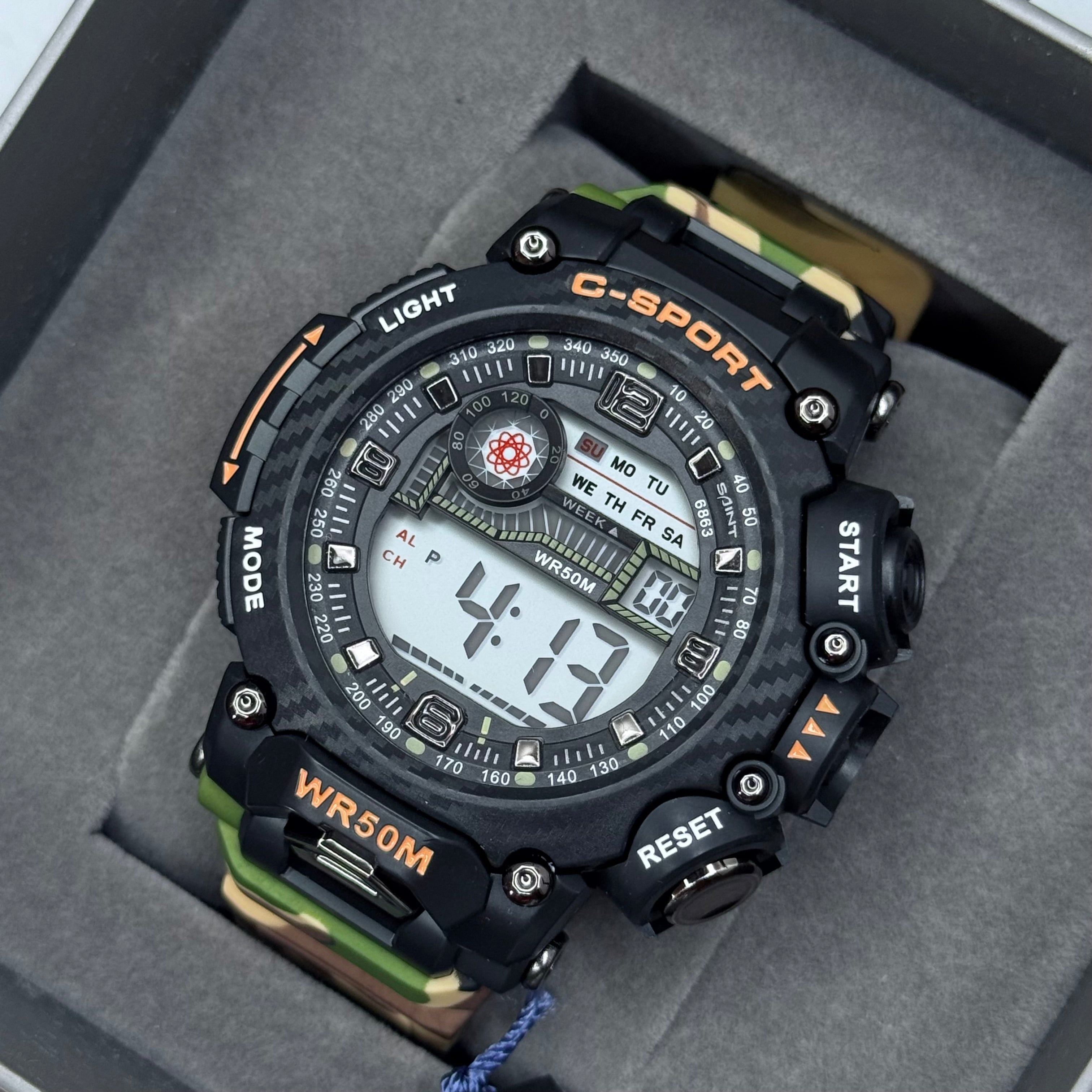 SAINT X G-SHOCK PARA SUMERGIBLE MILITAR HOMBRE REF WR50M-CVN