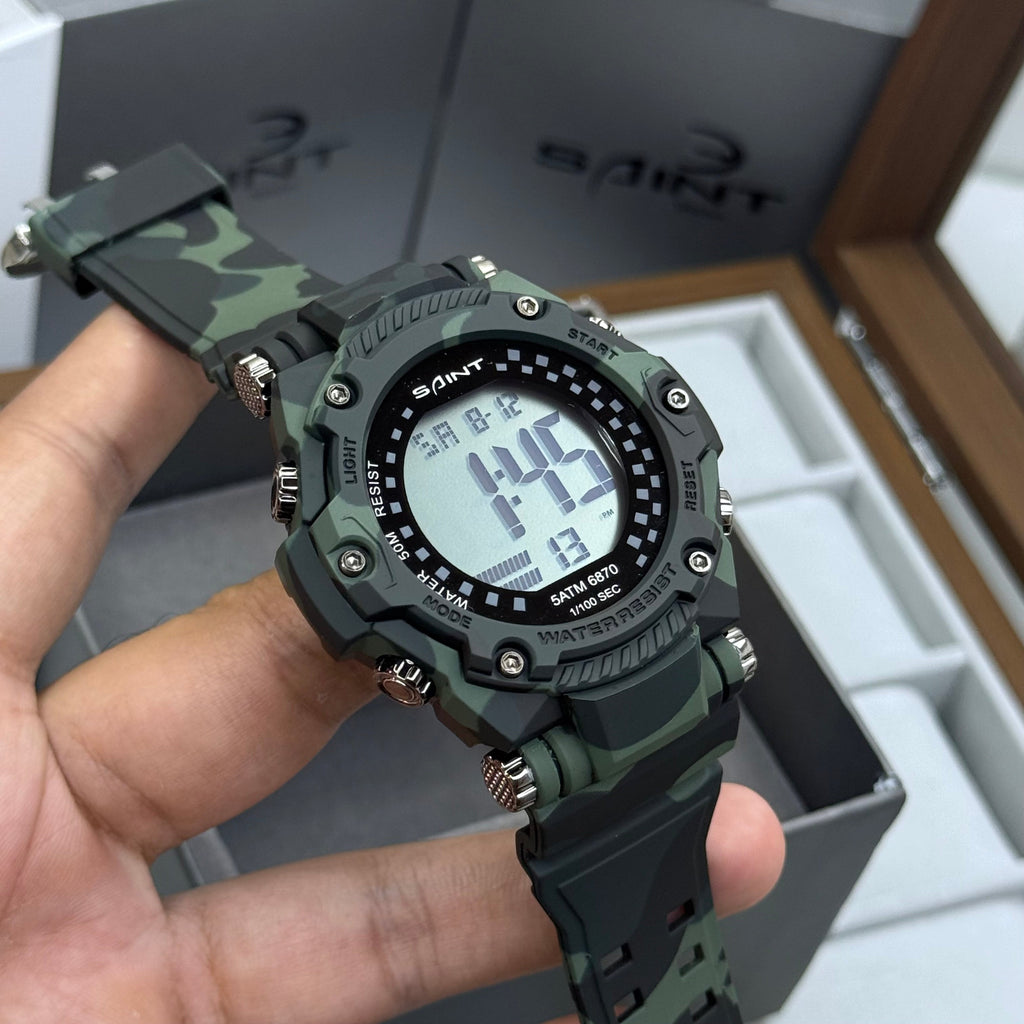 SAINT X G-SHOCK PARA SUMERGIBLE MILITAR HOMBRE REF-VGN