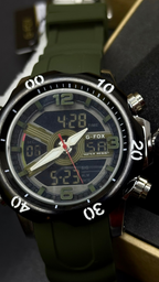 G FOX ORIGINAL DOBLE HORA POR INVICTA SUMERGIBLE PARA HOMBRE REF-1976G1-V