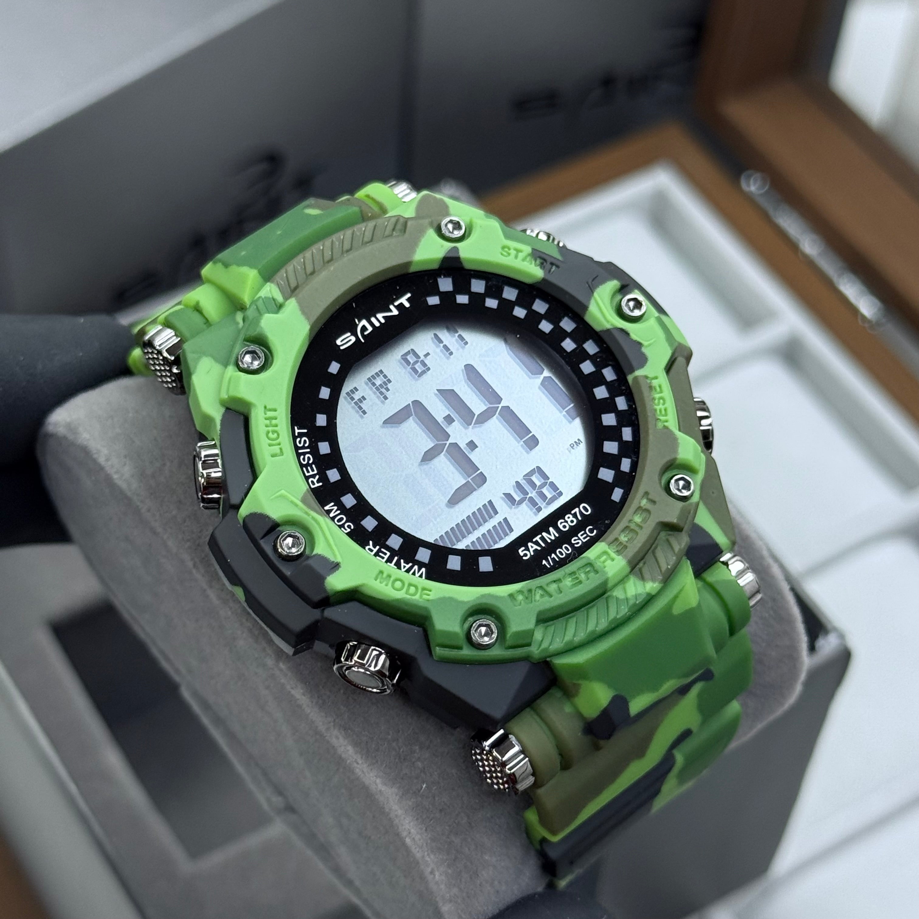 SAINT X G-SHOCK PARA SUMERGIBLE MILITAR HOMBRE REF 6870-NVC