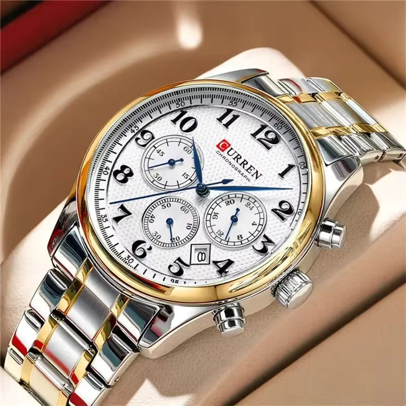 CURREN ORIGINAL FUNCIONAL PARA HOMBRE REF 8466- BB