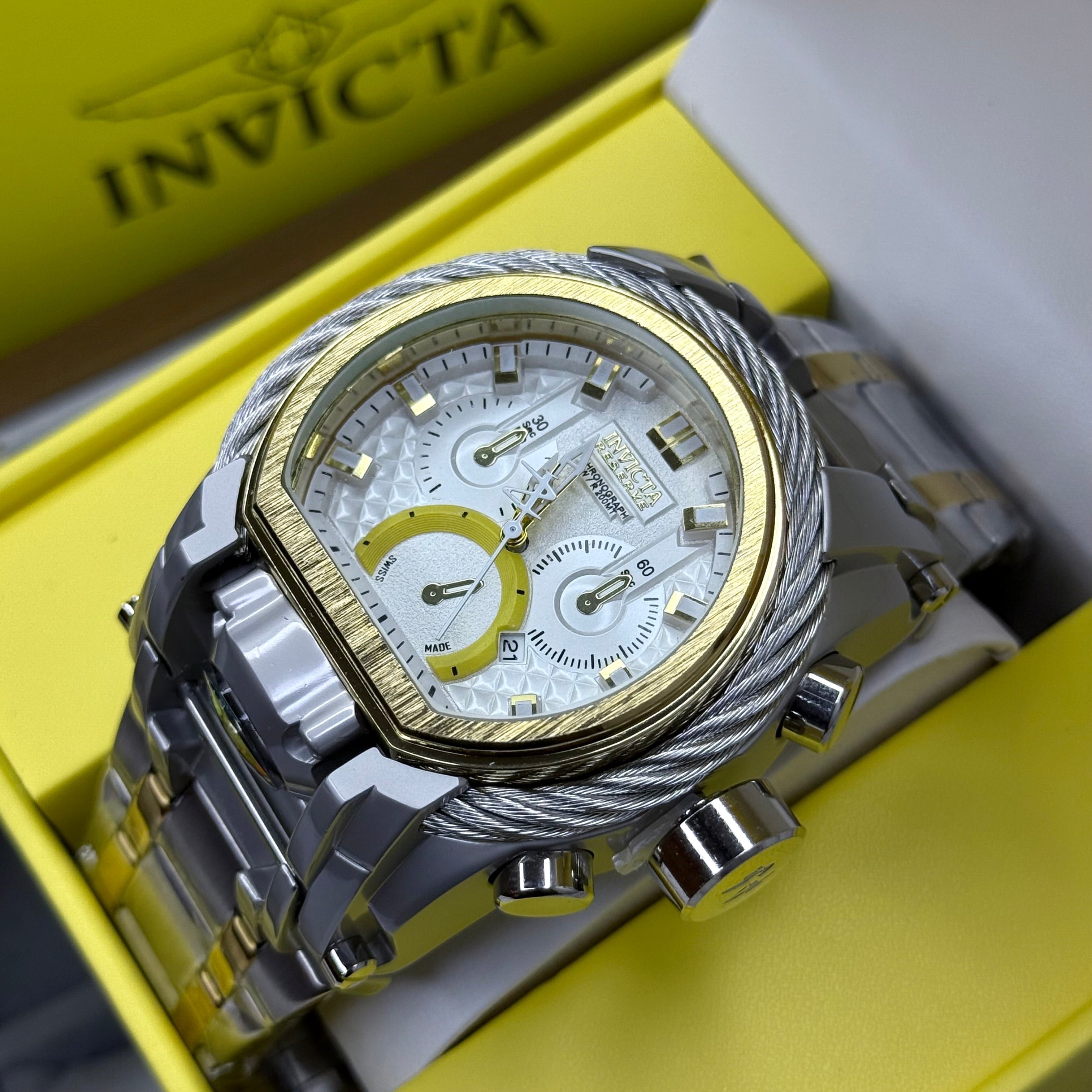 INVICTA BOLT ZEUS GUAYA ACERO PARA HOMBRE REF-BB