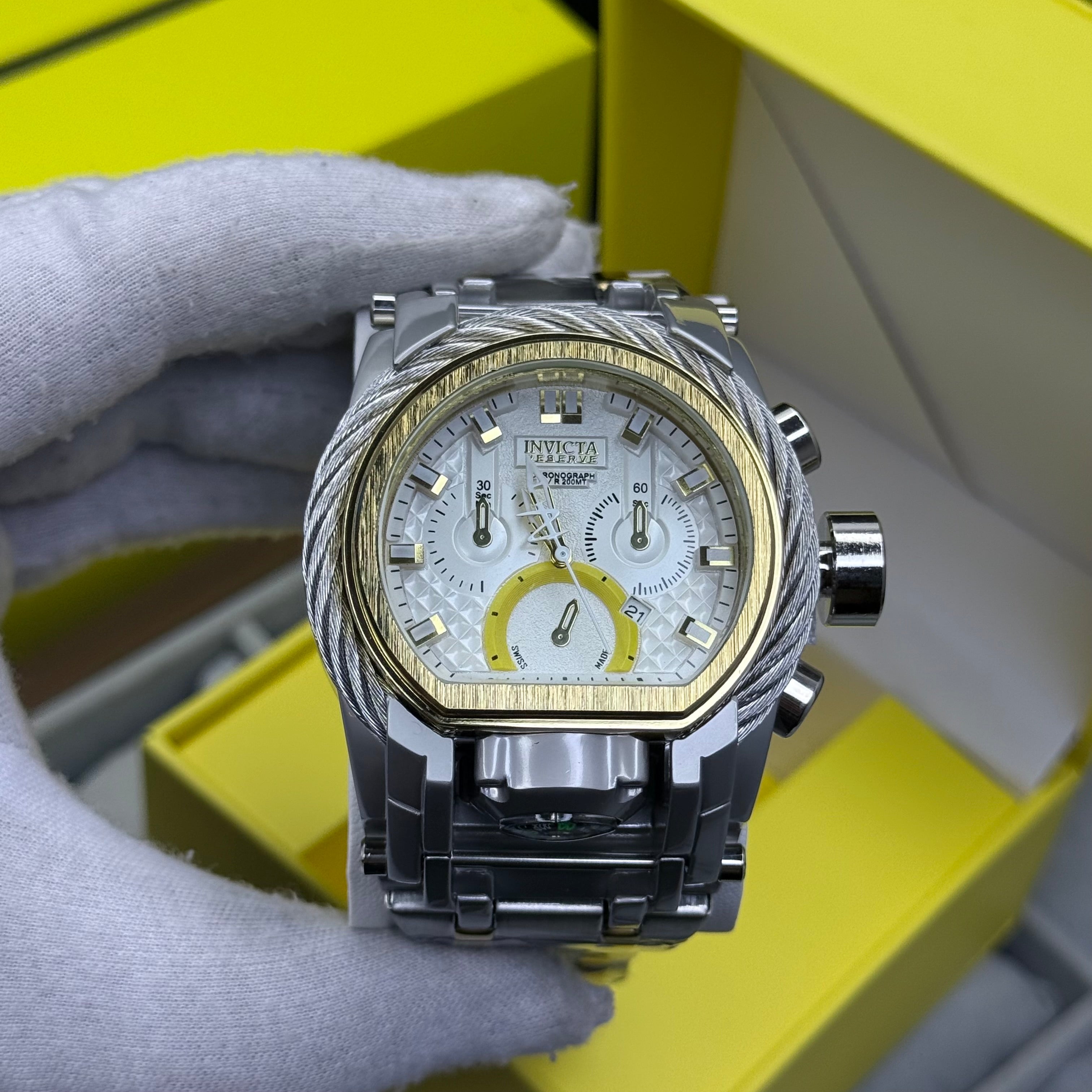 INVICTA BOLT ZEUS GUAYA ACERO PARA HOMBRE REF-BB