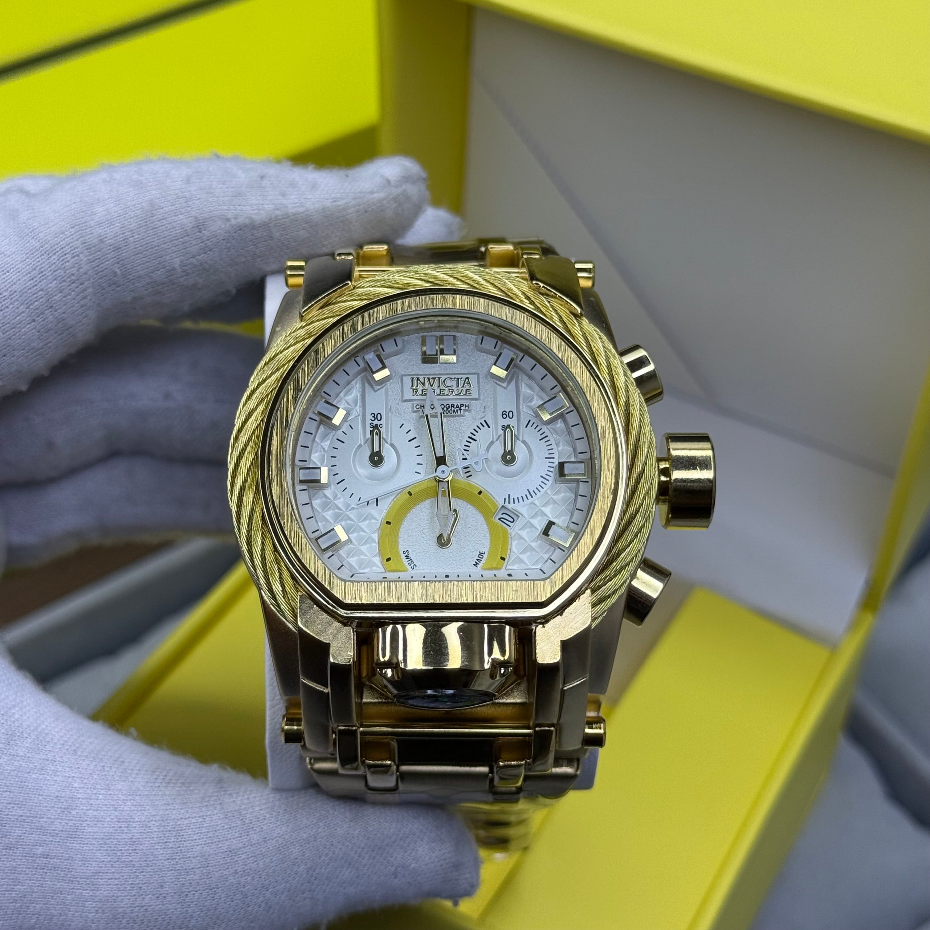 INVICTA BOLT ZEUS GUAYA ACERO PARA HOMBRE REF-DB