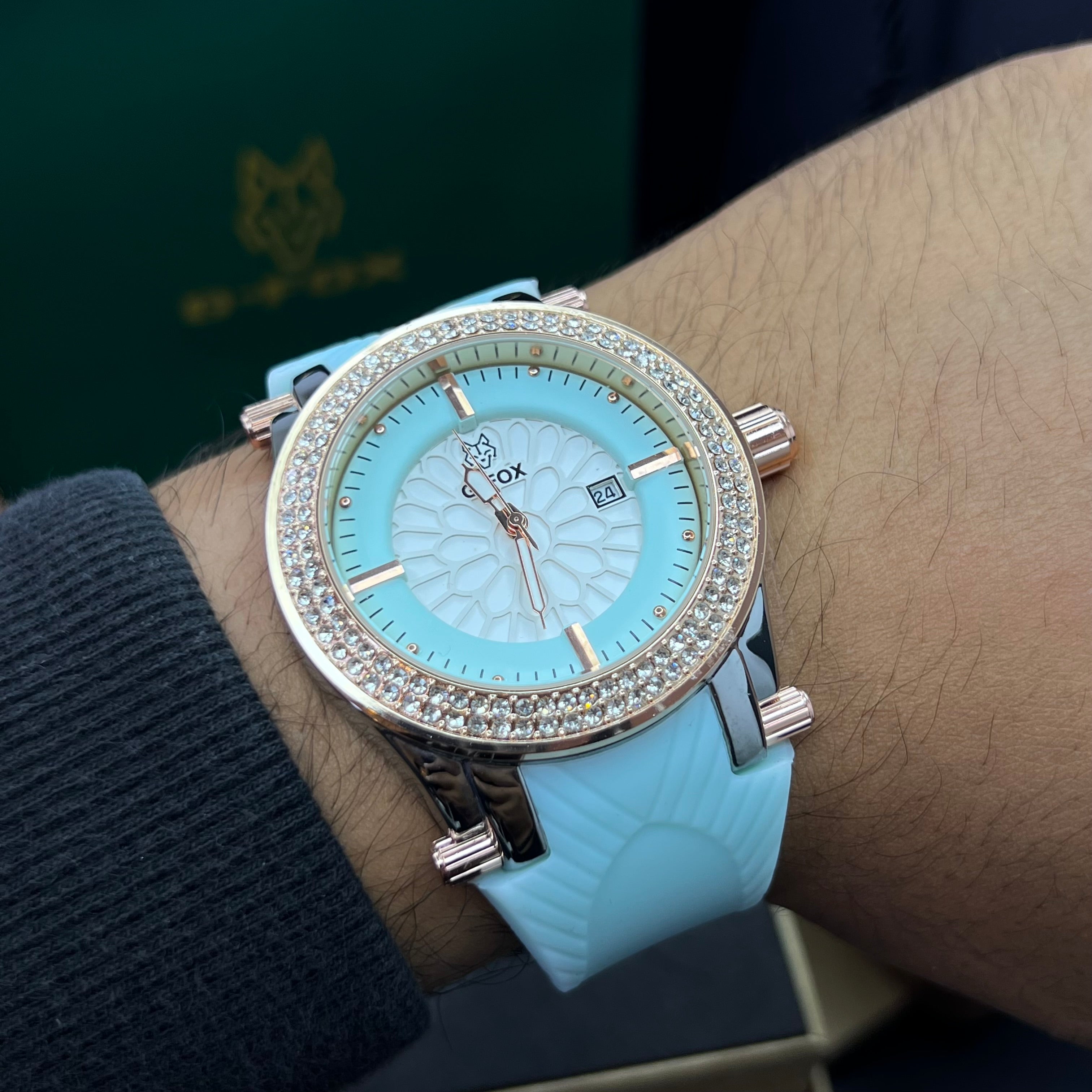 G FOX ORIGINAL x MULCO UNISEX SUMERGIBLE REF KRIPTO CUBANO-2288-AM