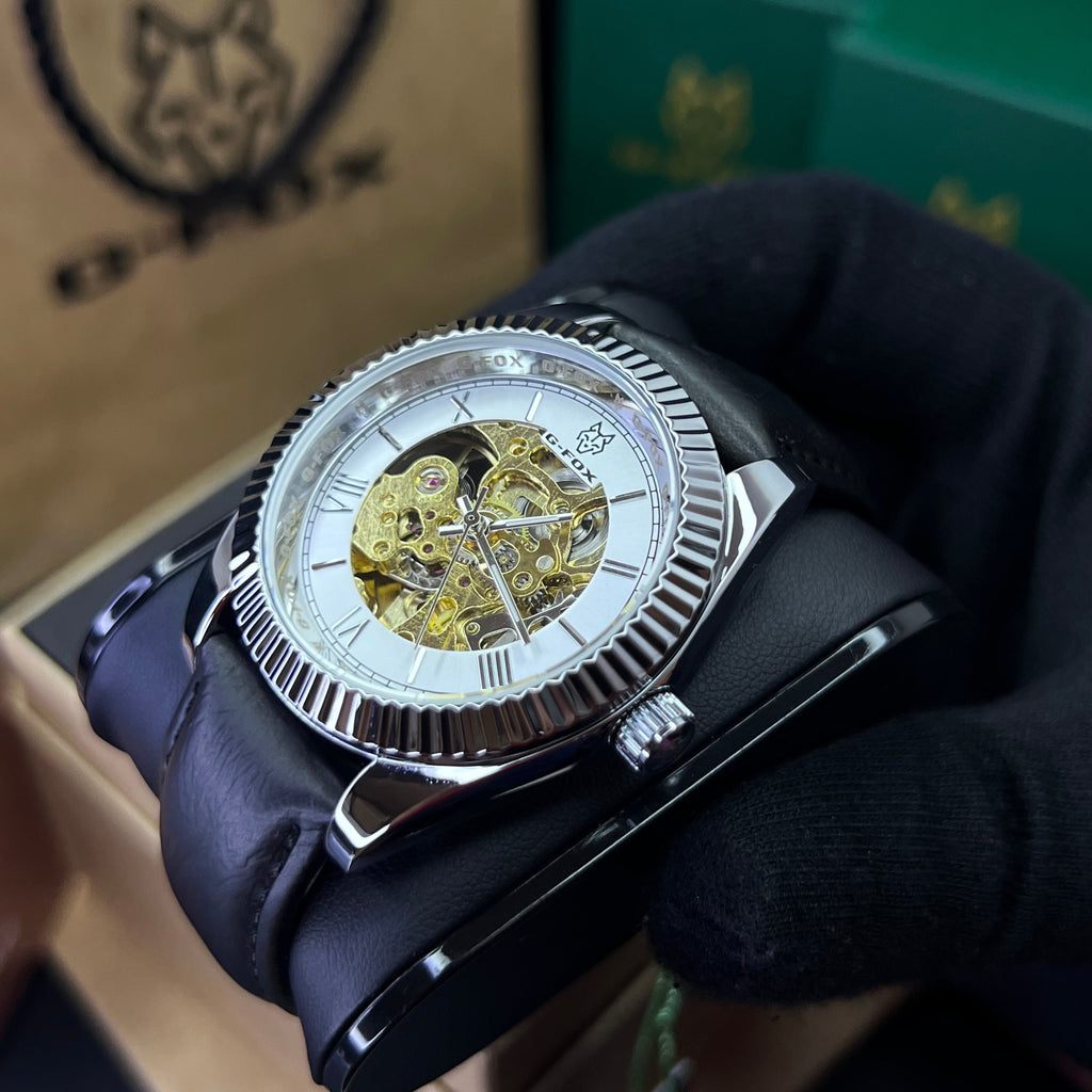 G FOX ORIGINAL x RLX SUMERGIBLE PARA HOMBRE AUTOMATICO REF-PRESIDENT 22013-NPB