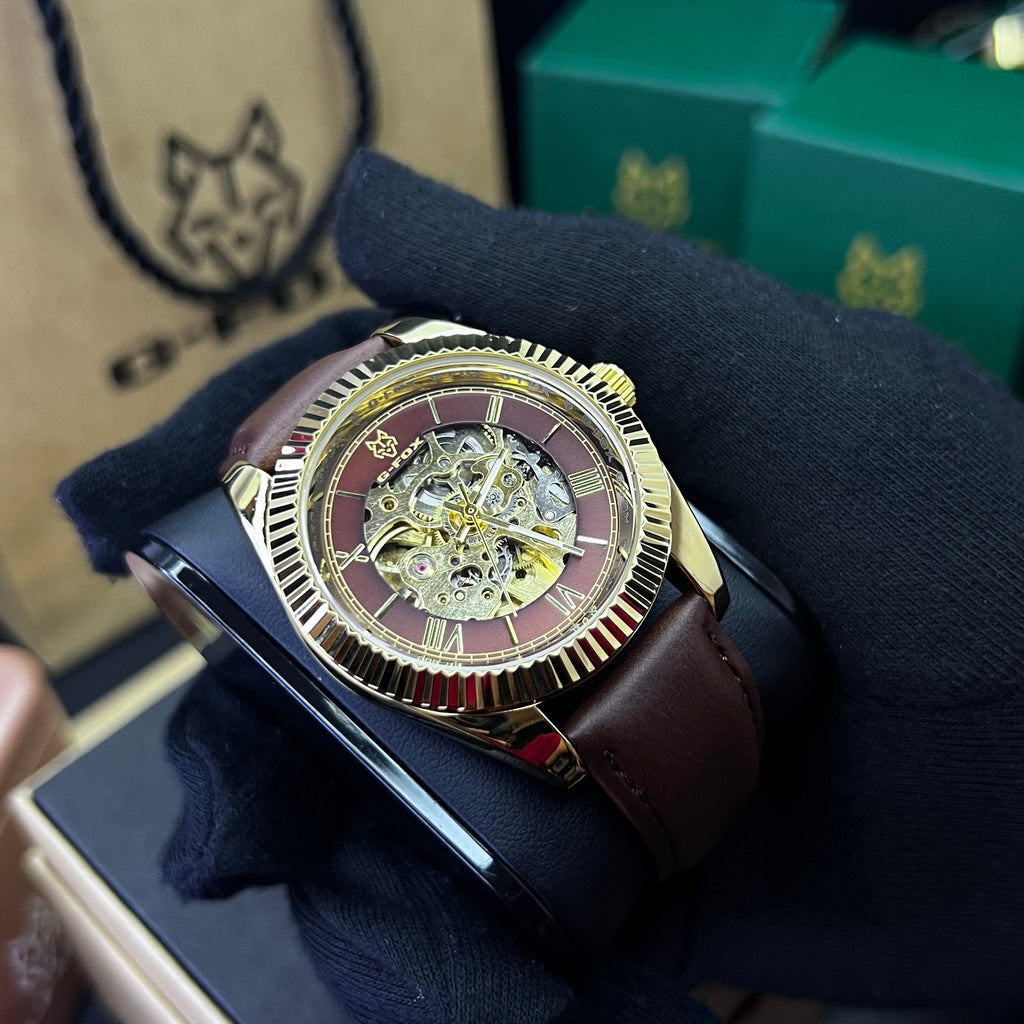 G FOX ORIGINAL x RLX SUMERGIBLE PARA HOMBRE AUTOMATICO REF-PRESIDENT 22013-CPC