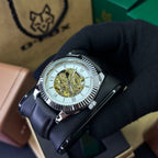 G FOX ORIGINAL x RLX SUMERGIBLE PARA HOMBRE AUTOMATICO REF-PRESIDENT 22013-NPB