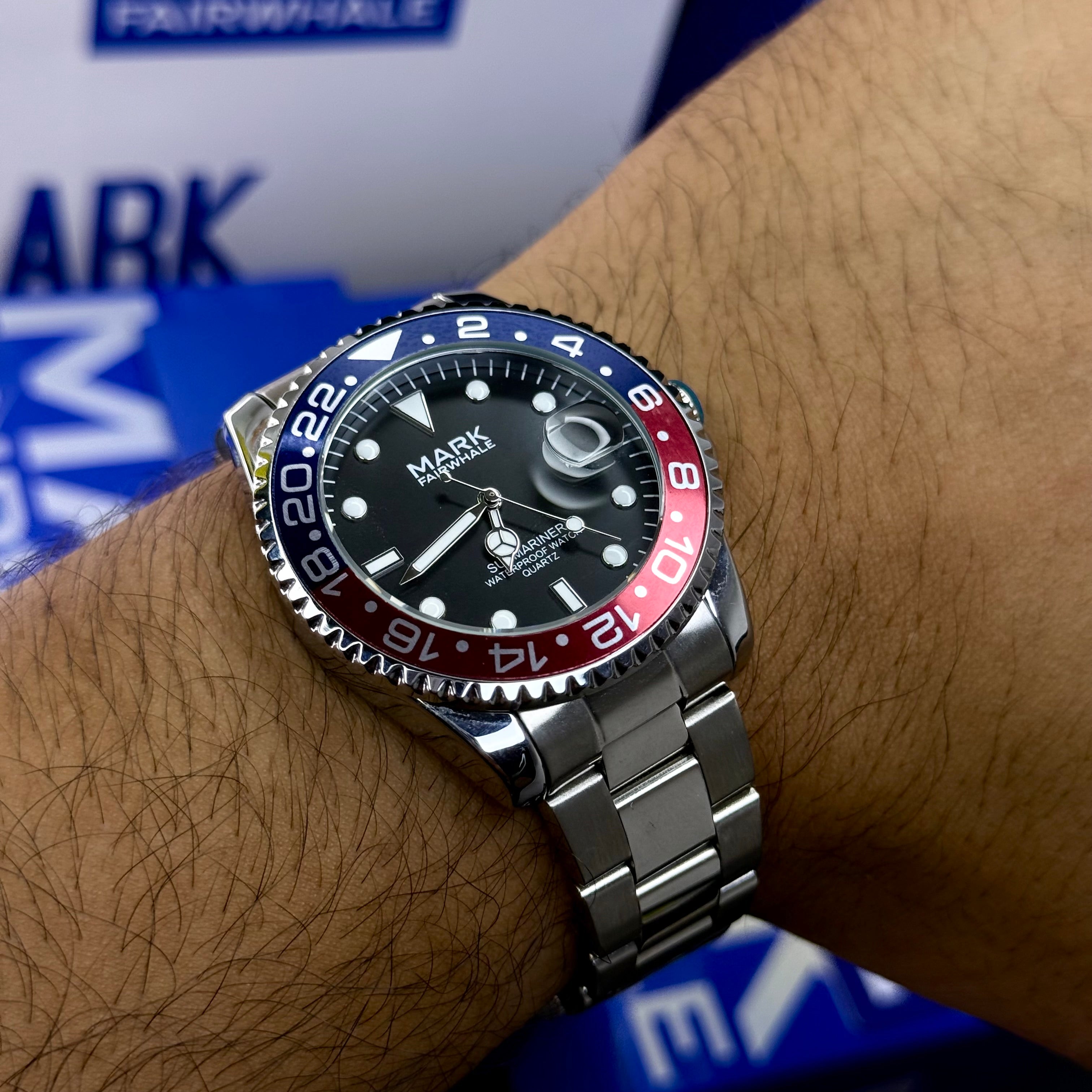 MARK FAIRWHALE X RLX ORIGINAL PARA HOMBRE REF SUBMARINE FW-5026-PEPSI