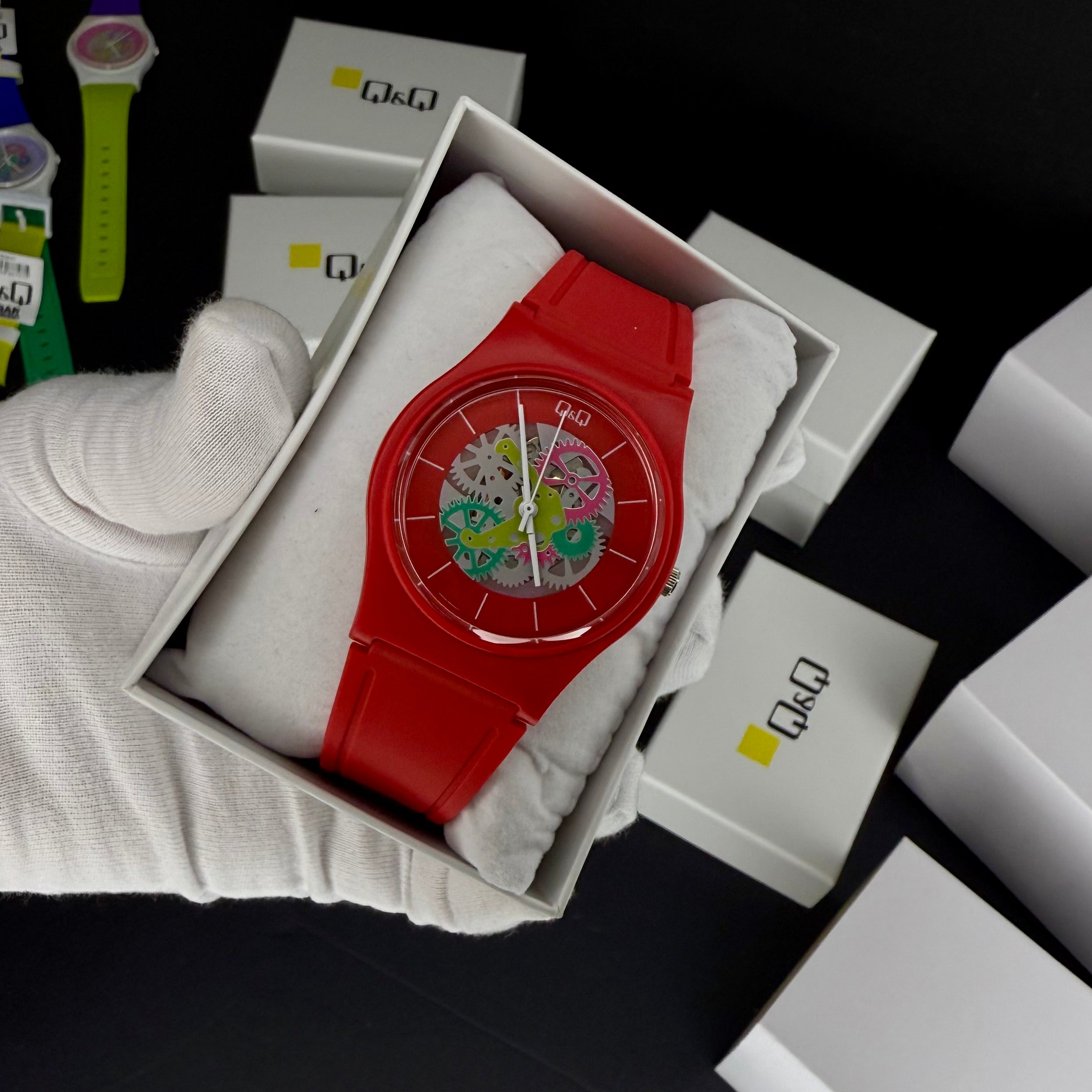 QyQ SUMERGIBLE TIPO SWATCH UNISES ORIGINAL REF-V41A-504VY