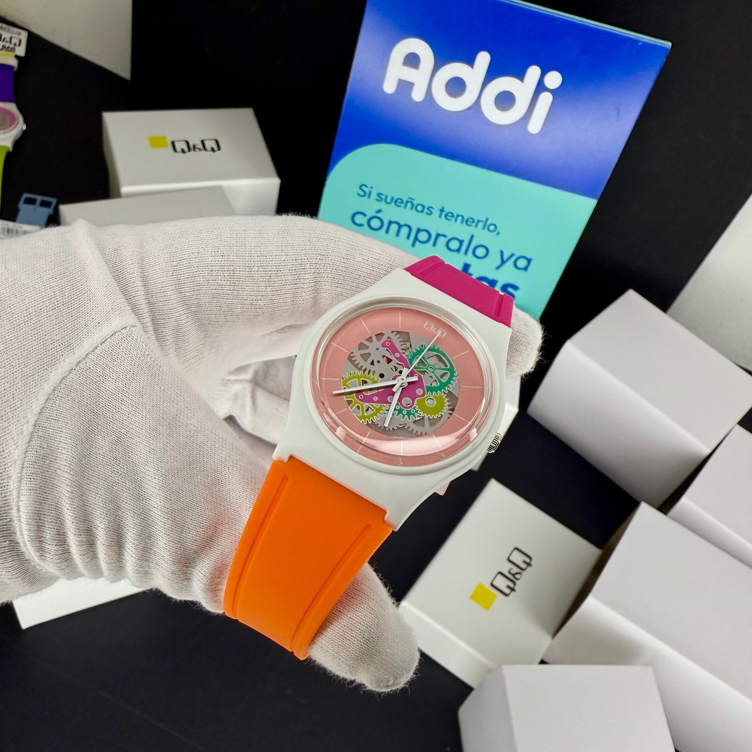 QyQ SUMERGIBLE TIPO SWATCH UNISES ORIGINAL REF-V41A-507VY