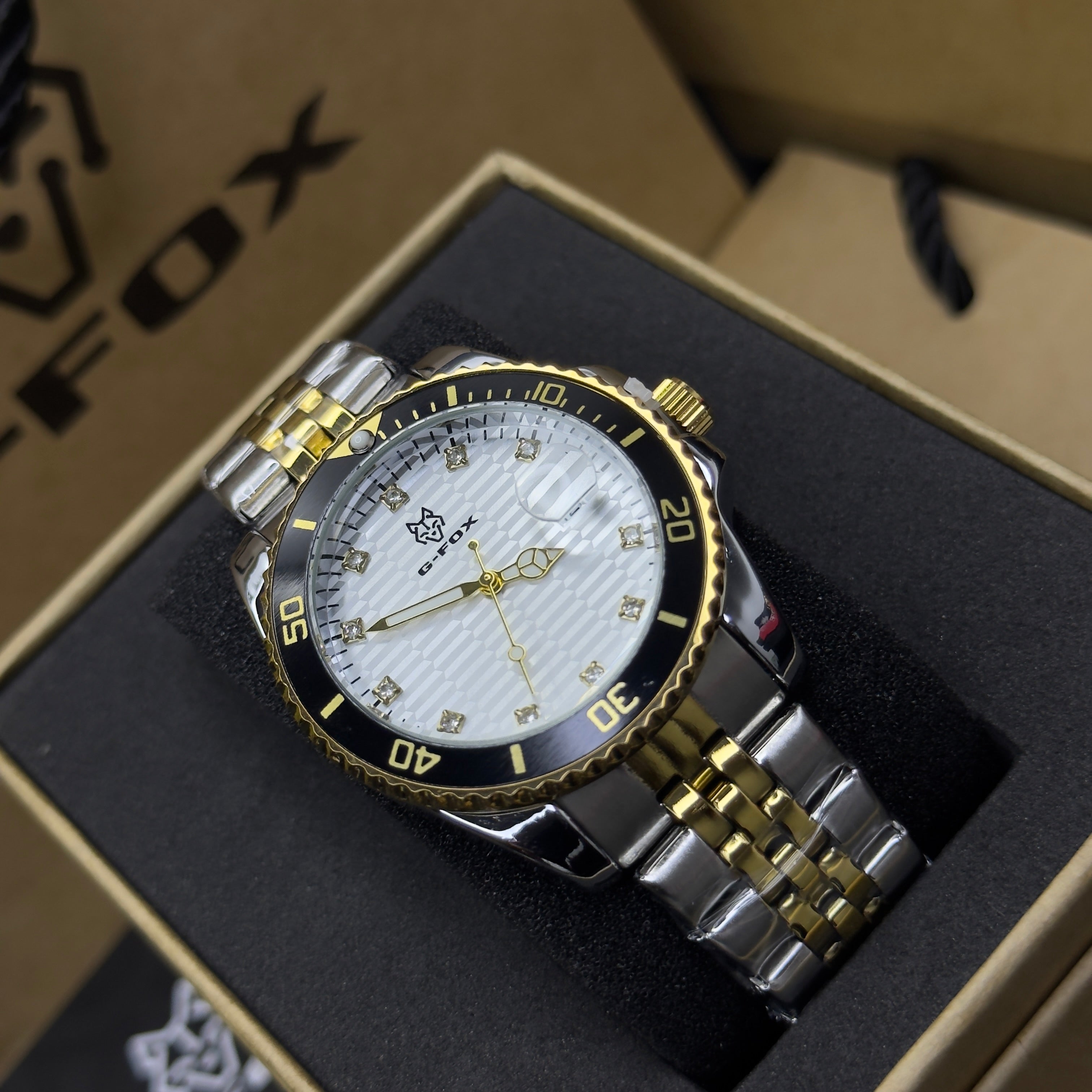 G FOX ORIGINAL x RLX SUMERGIBLE PARA HOMBRE REF-SUBMARINE 70582-BB