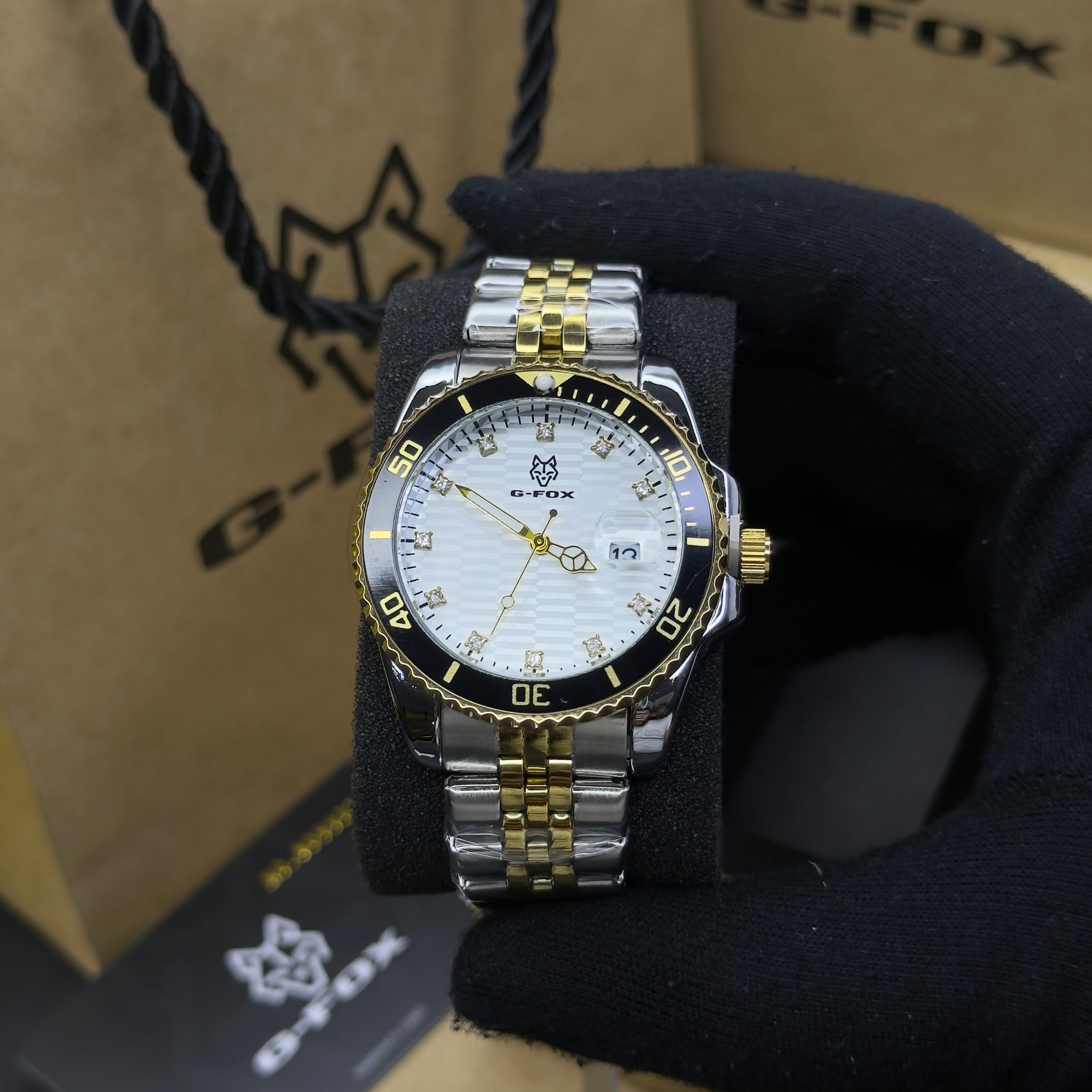 G FOX ORIGINAL x RLX SUMERGIBLE PARA HOMBRE REF-SUBMARINE 70582-BB