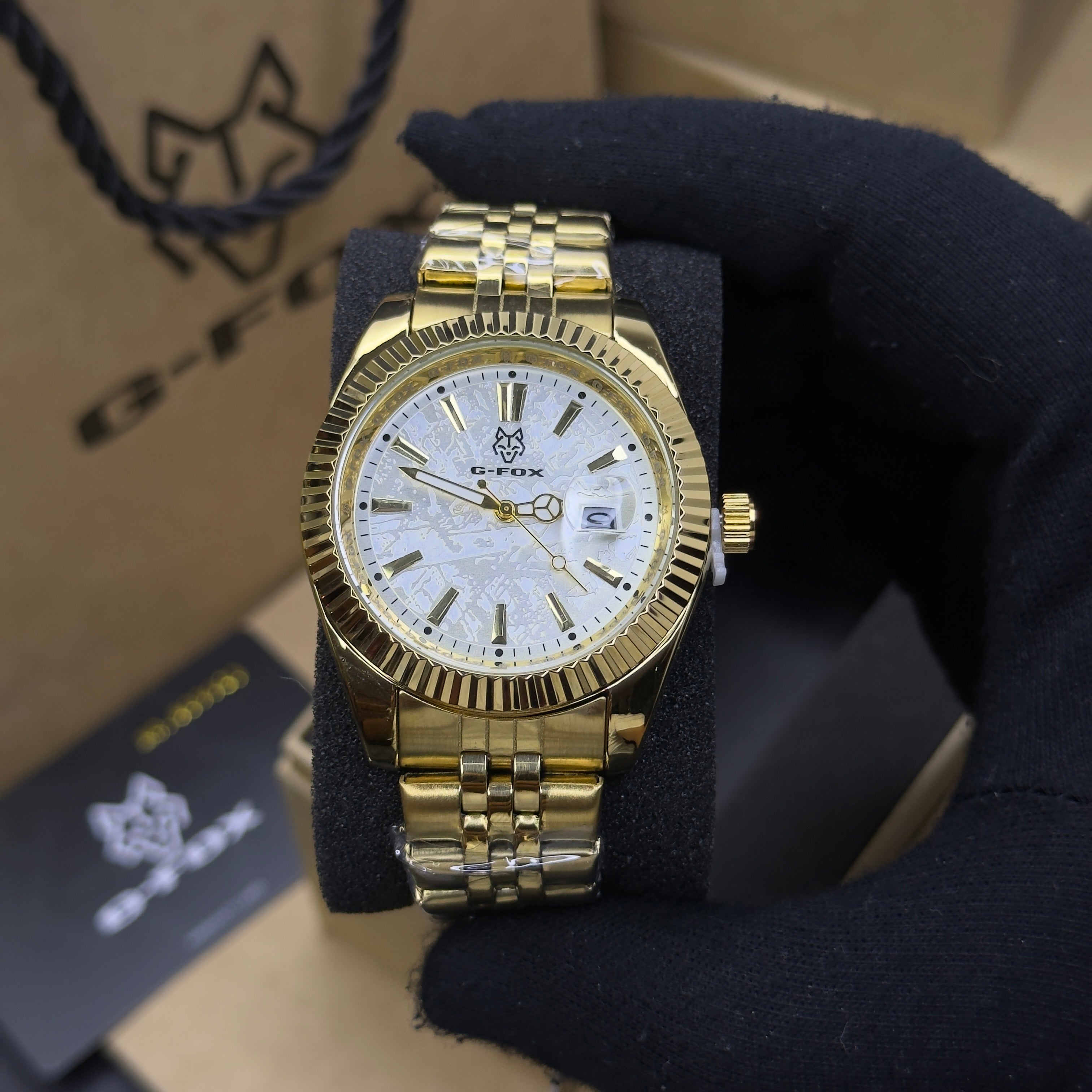 G FOX ORIGINAL x RLX SUMERGIBLE PARA HOMBRE REF-DAY DATE 22011-DB