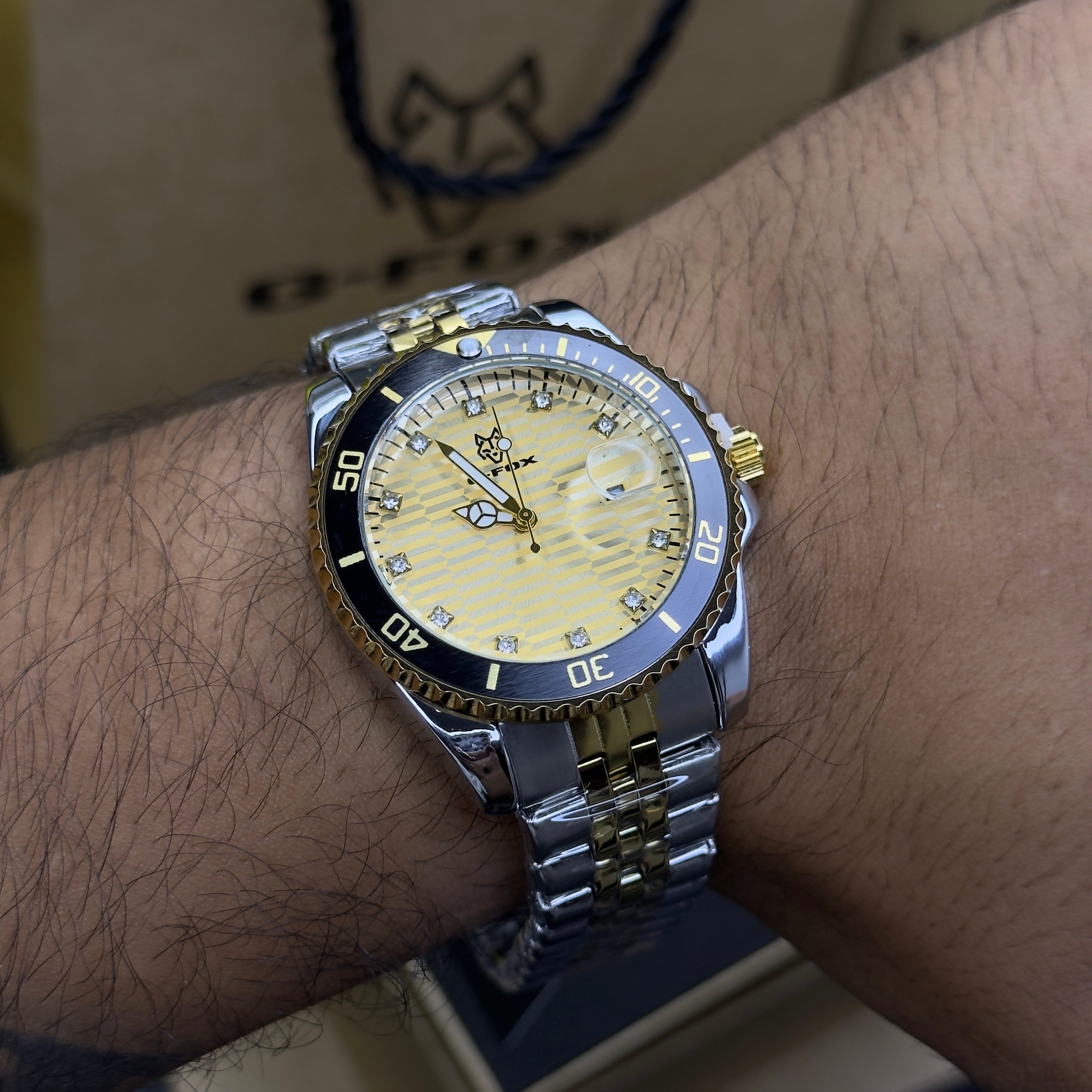 G FOX ORIGINAL x RLX SUMERGIBLE PARA HOMBRE REF-SUBMARINE 70582-BD