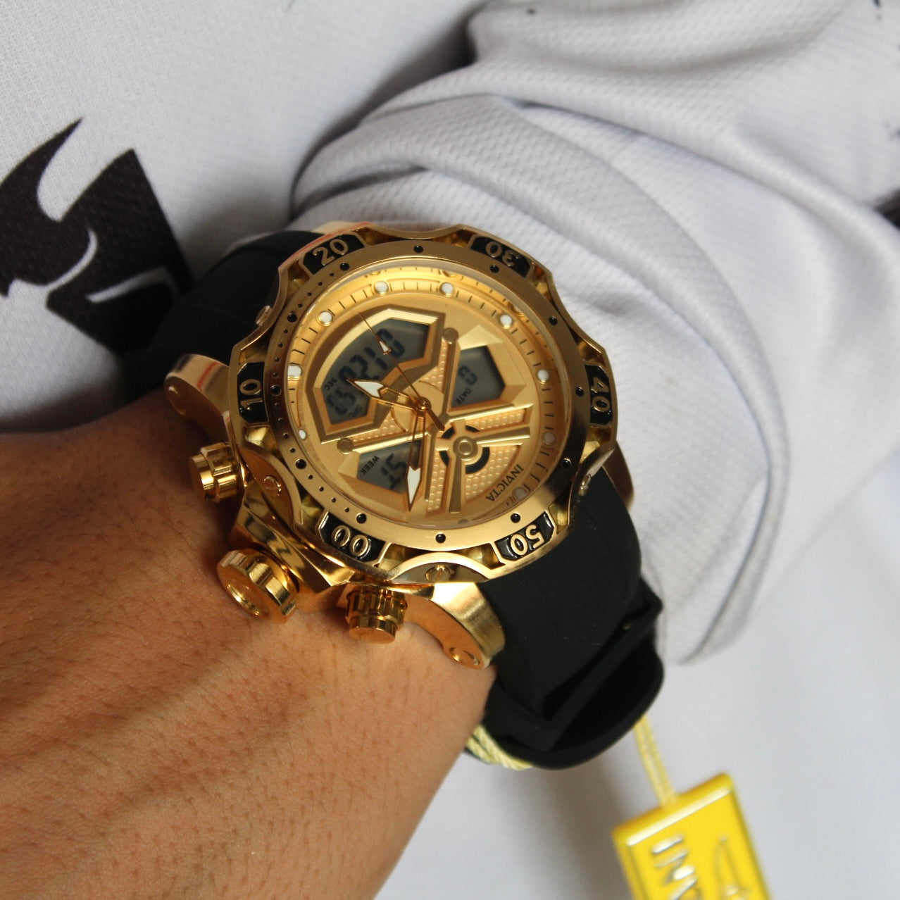 INVICTA DOBLE HORA PARA HOMBRE REF-1837-ND