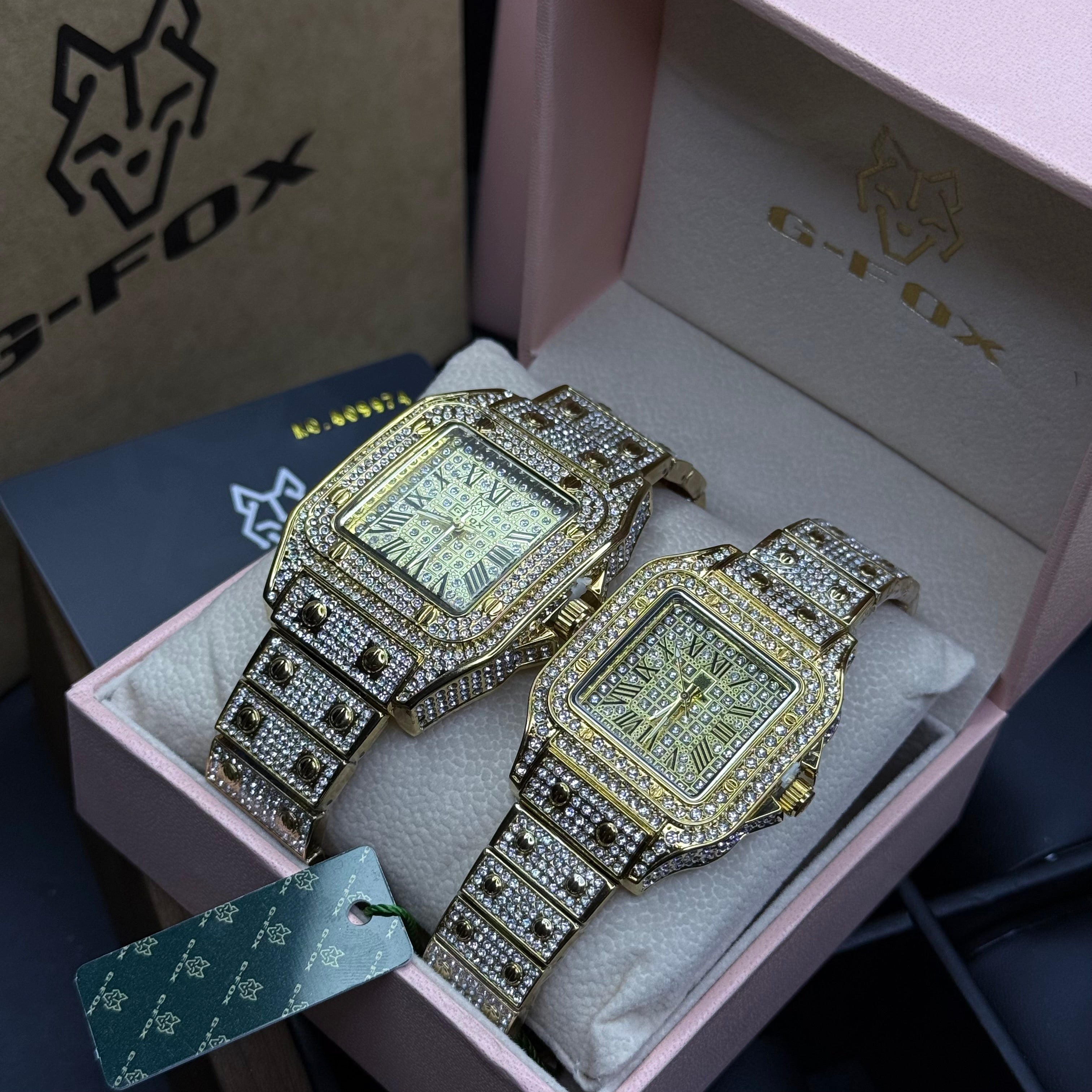 PAREJA G-FOX ORIGINAL X CARTIER CUBANO REF DD