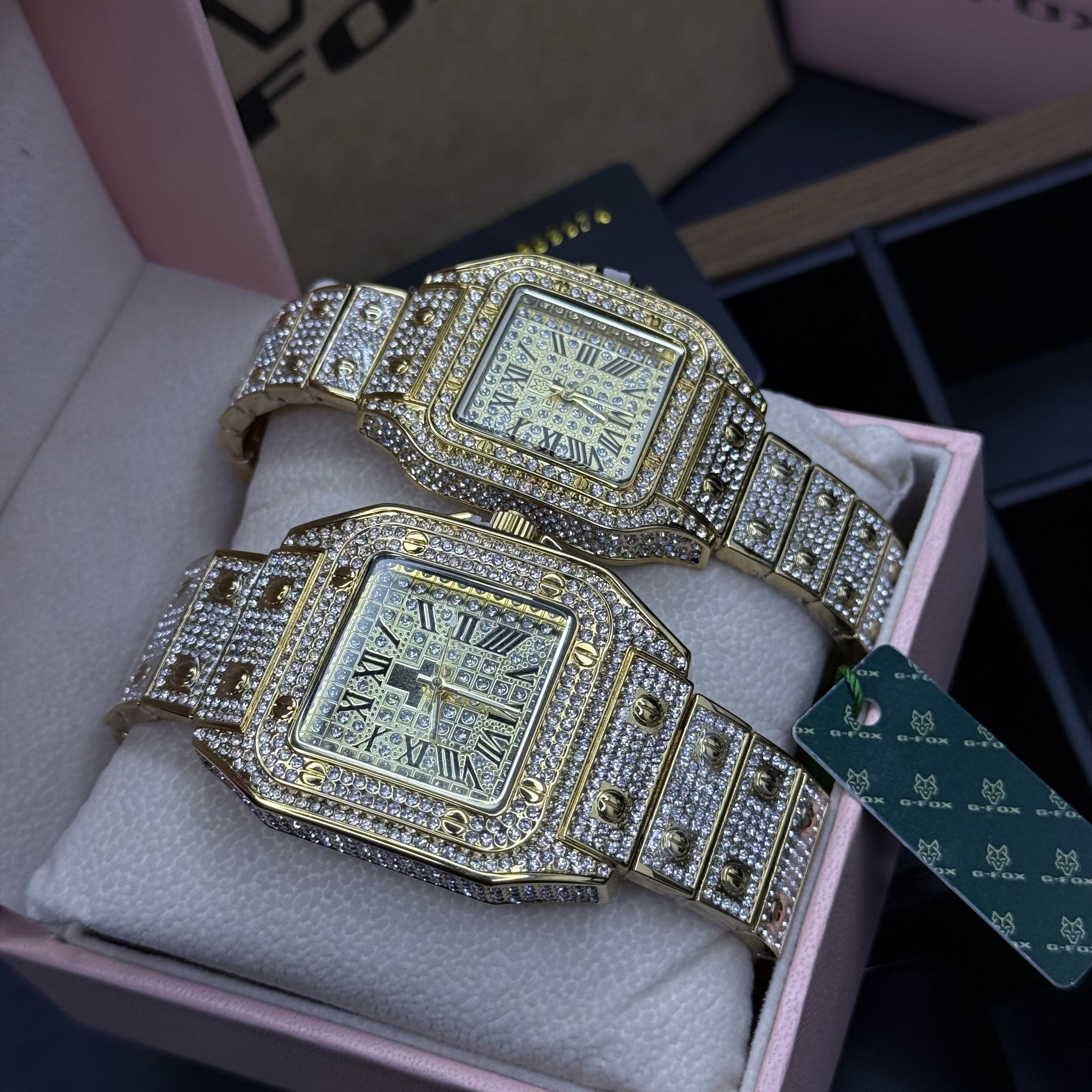 PAREJA G-FOX ORIGINAL X CARTIER CUBANO REF DD