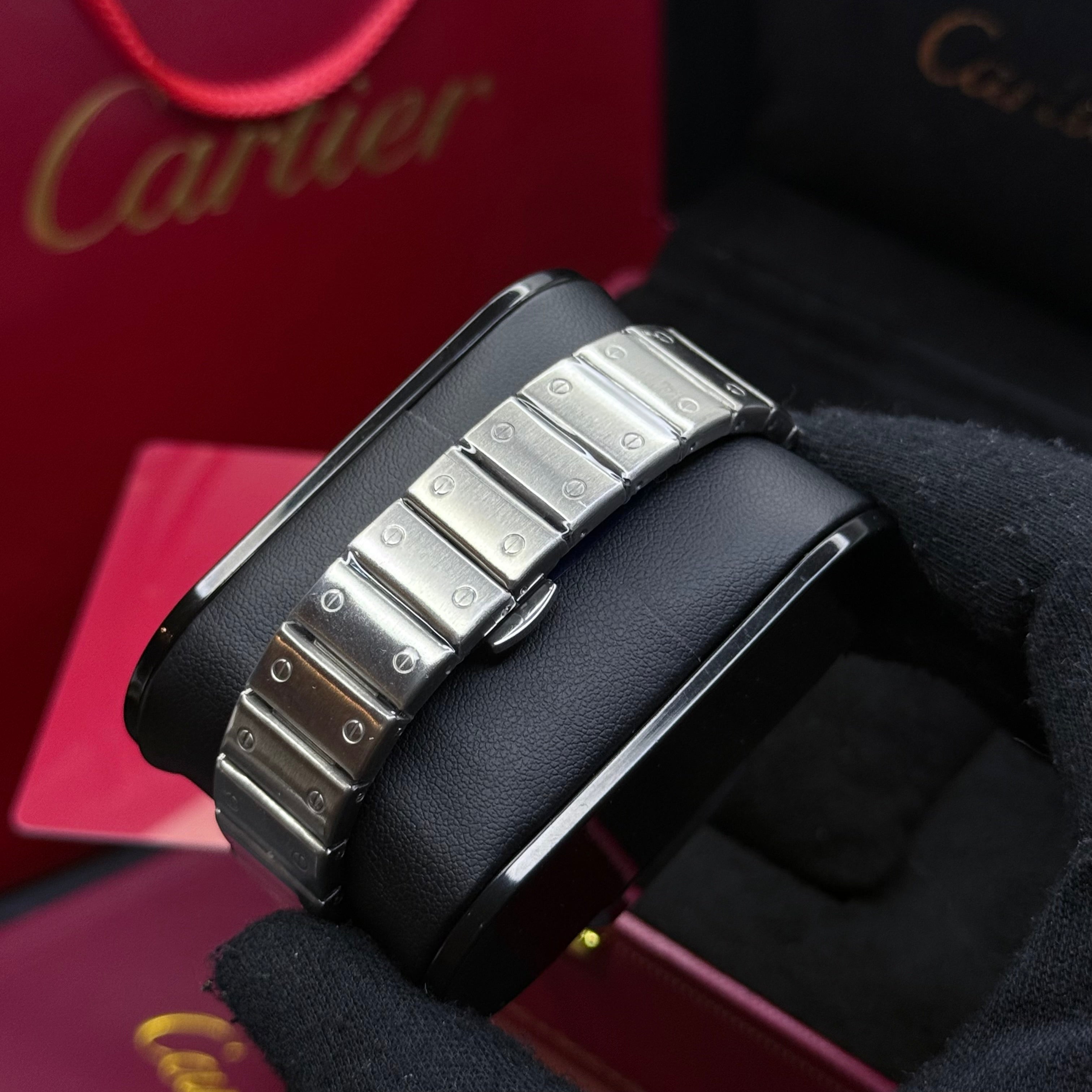 CARTIER SANTOS CUBANO  PARA DAMA REF PN