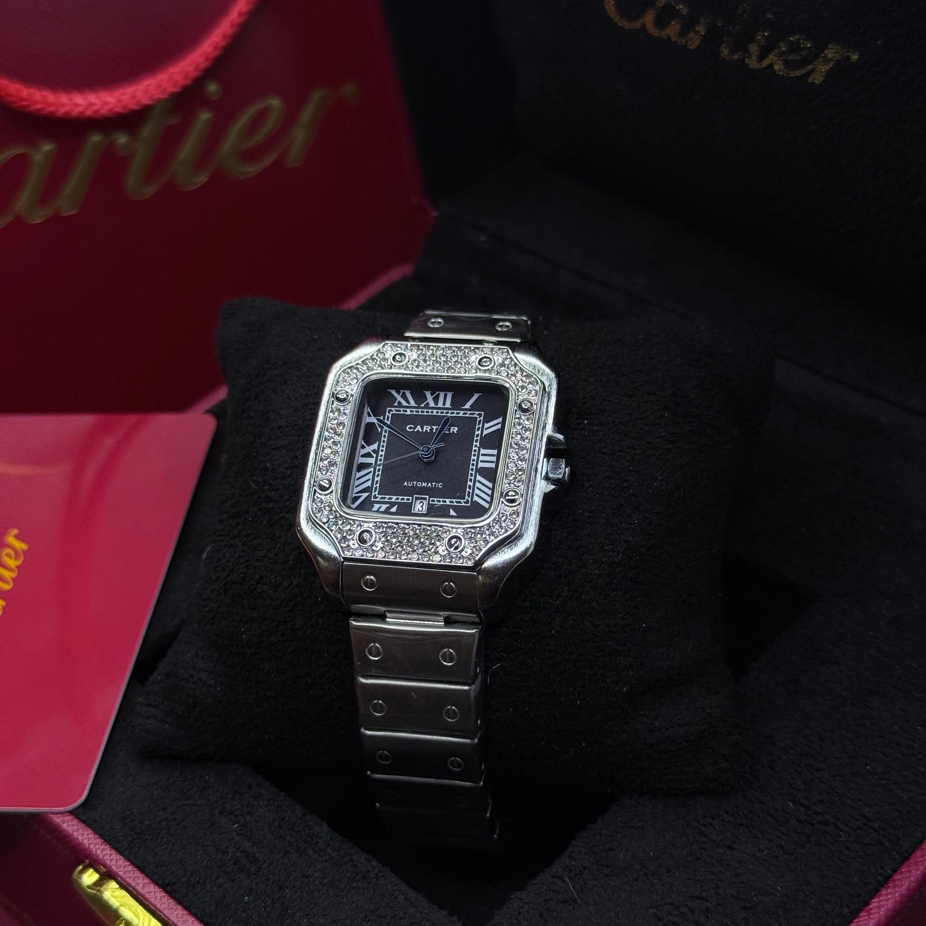 CARTIER SANTOS CUBANO  PARA DAMA REF PN