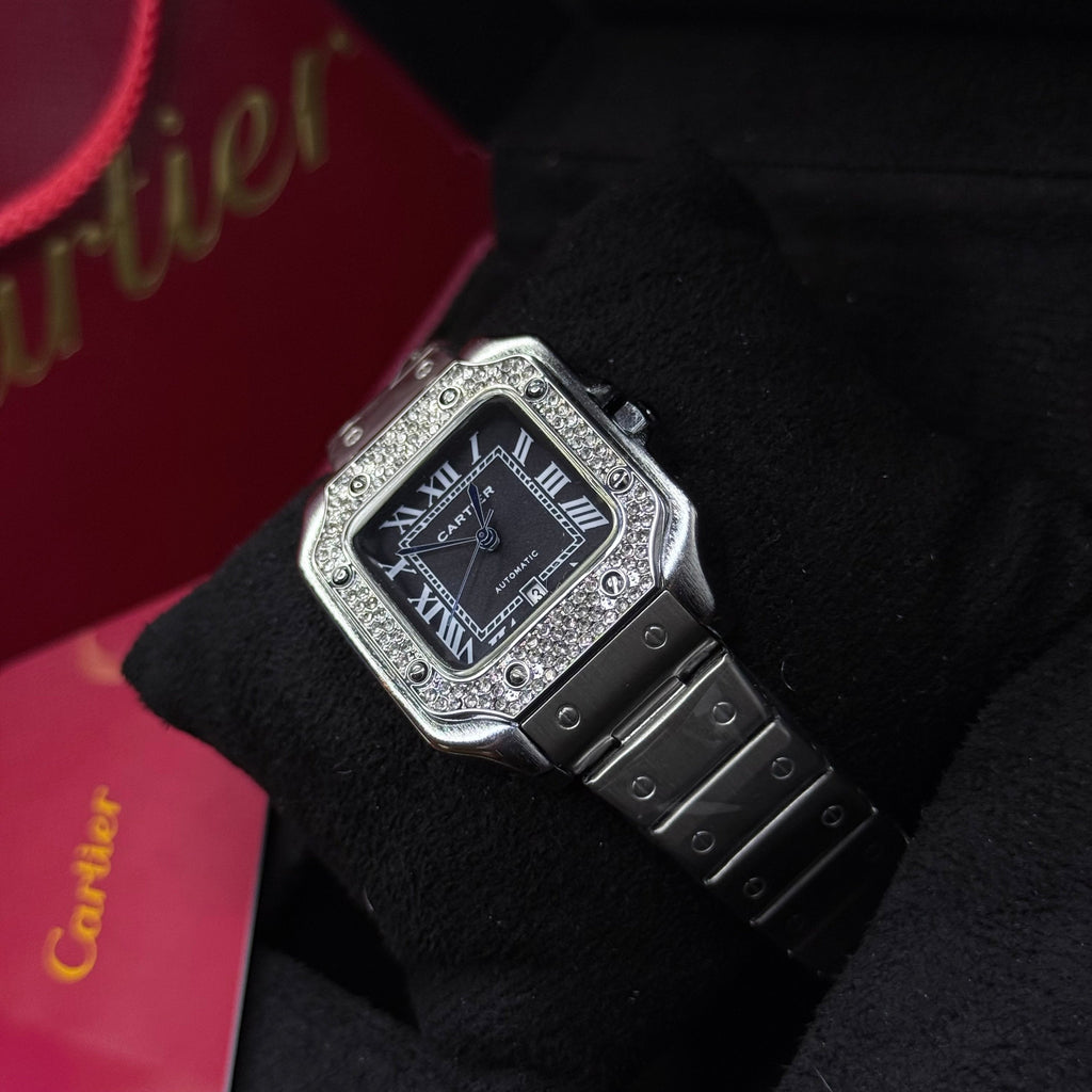 CARTIER SANTOS CUBANO  PARA DAMA REF PN