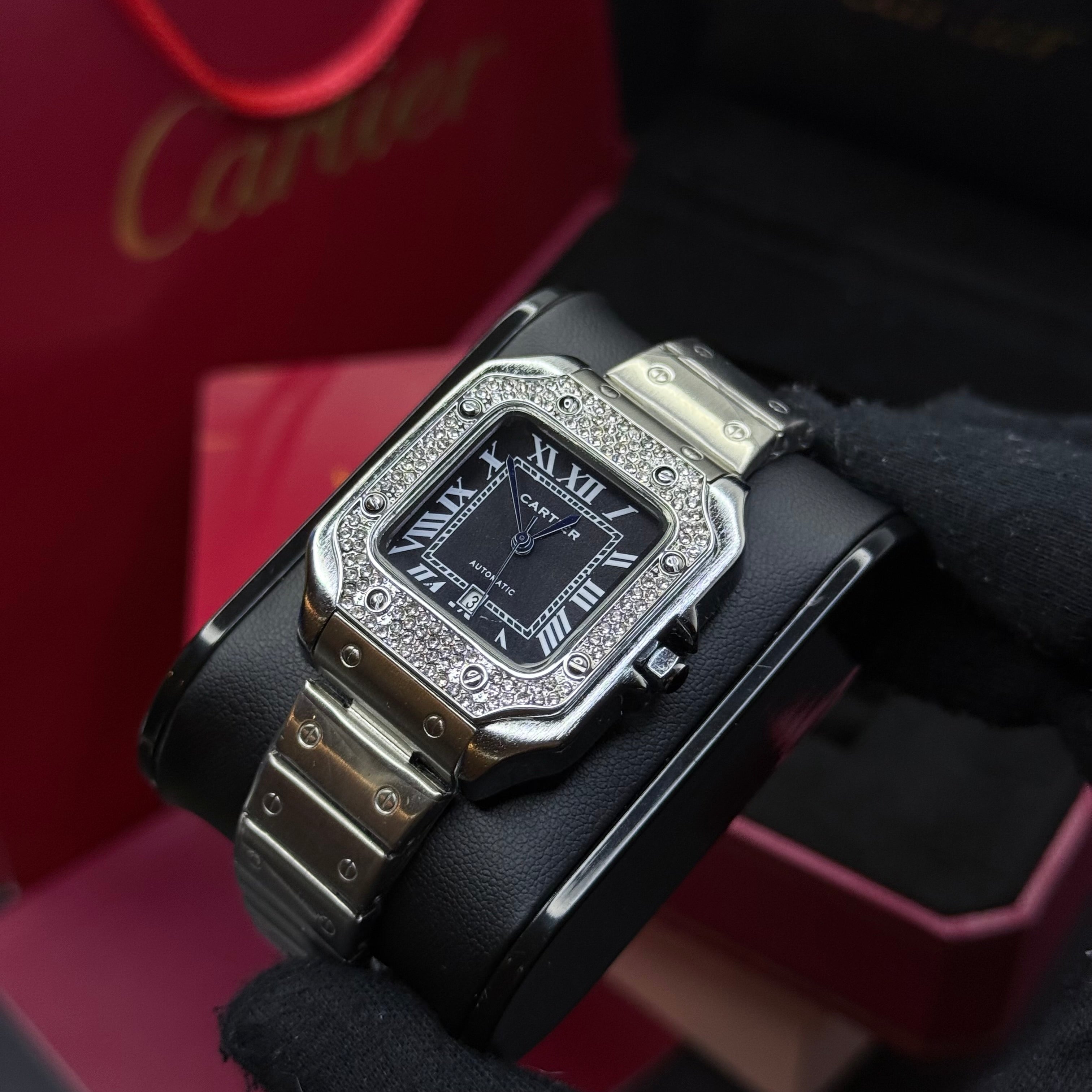 CARTIER SANTOS CUBANO  PARA DAMA REF PN