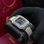 CARTIER SANTOS CUBANO  PARA DAMA REF PN