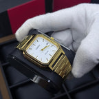 CASIO UNISEX RETRO VINTAGE RECTAGULAR ANALOGO-DB