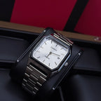 CASIO UNISEX RETRO VINTAGE RECTAGULAR ANALOGO-PB