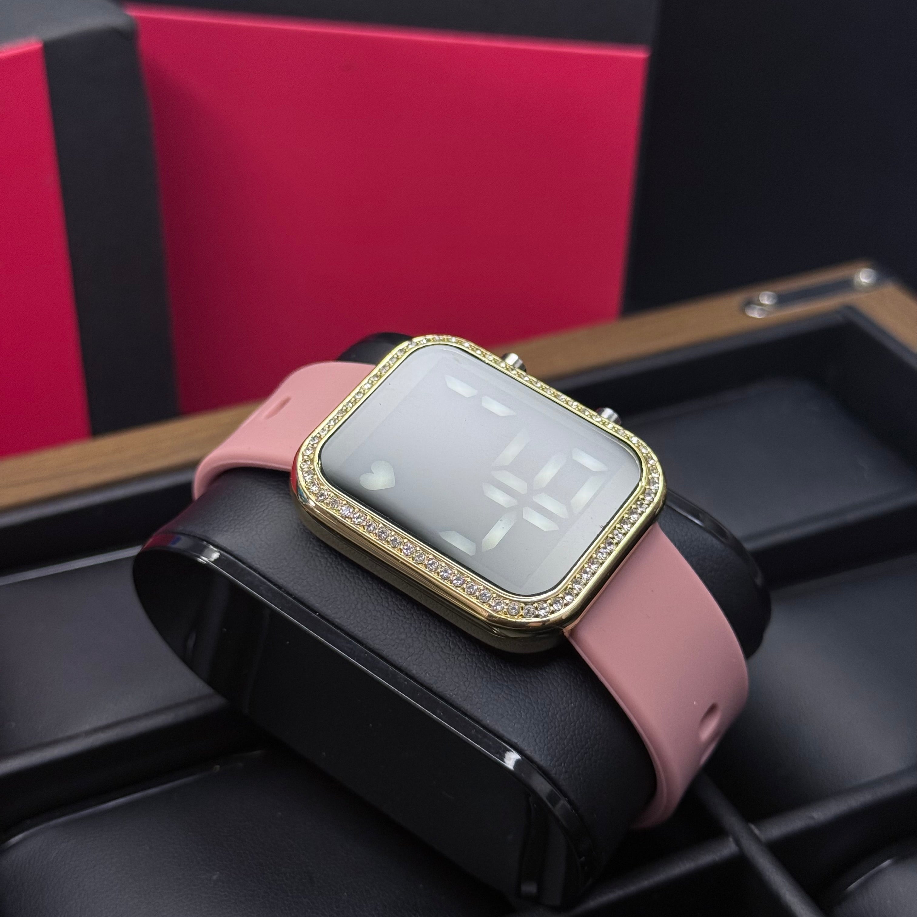 RELOJ DIGITAL ESTILO CUBANO PARA DAMA REF-PDN