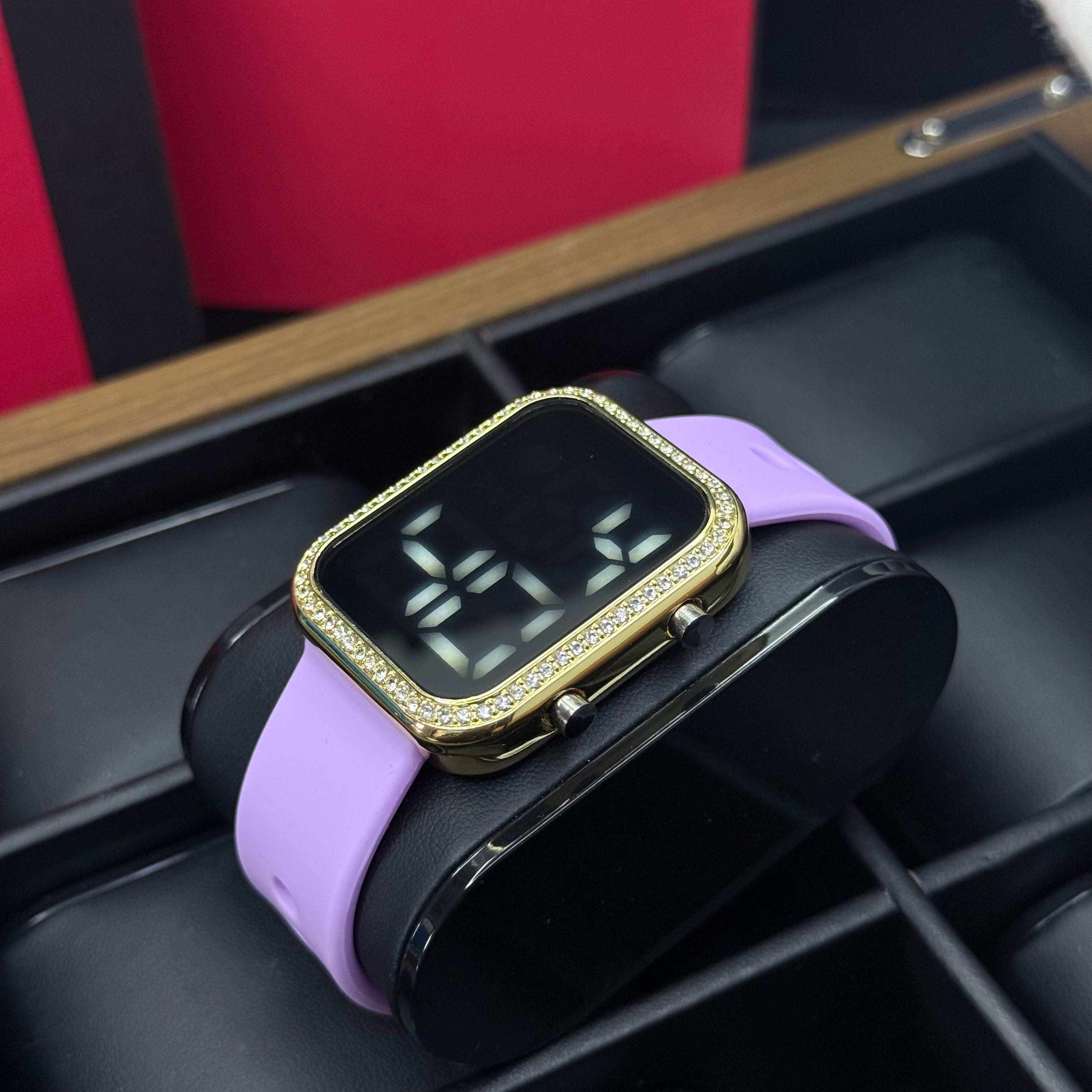 RELOJ DIGITAL ESTILO CUBANO PARA DAMA REF-MDN