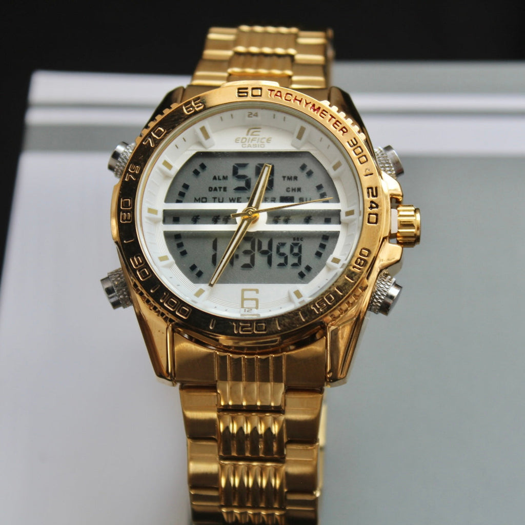 CASIO DOBLE HORA DOBLE PANEL PARA HOMBRE REF-DB