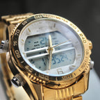 CASIO DOBLE HORA DOBLE PANEL PARA HOMBRE REF-DB