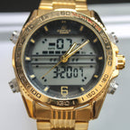 CASIO DOBLE HORA DOBLE PANEL PARA HOMBRE REF-DN