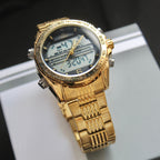 CASIO DOBLE HORA DOBLE PANEL PARA HOMBRE REF-DN