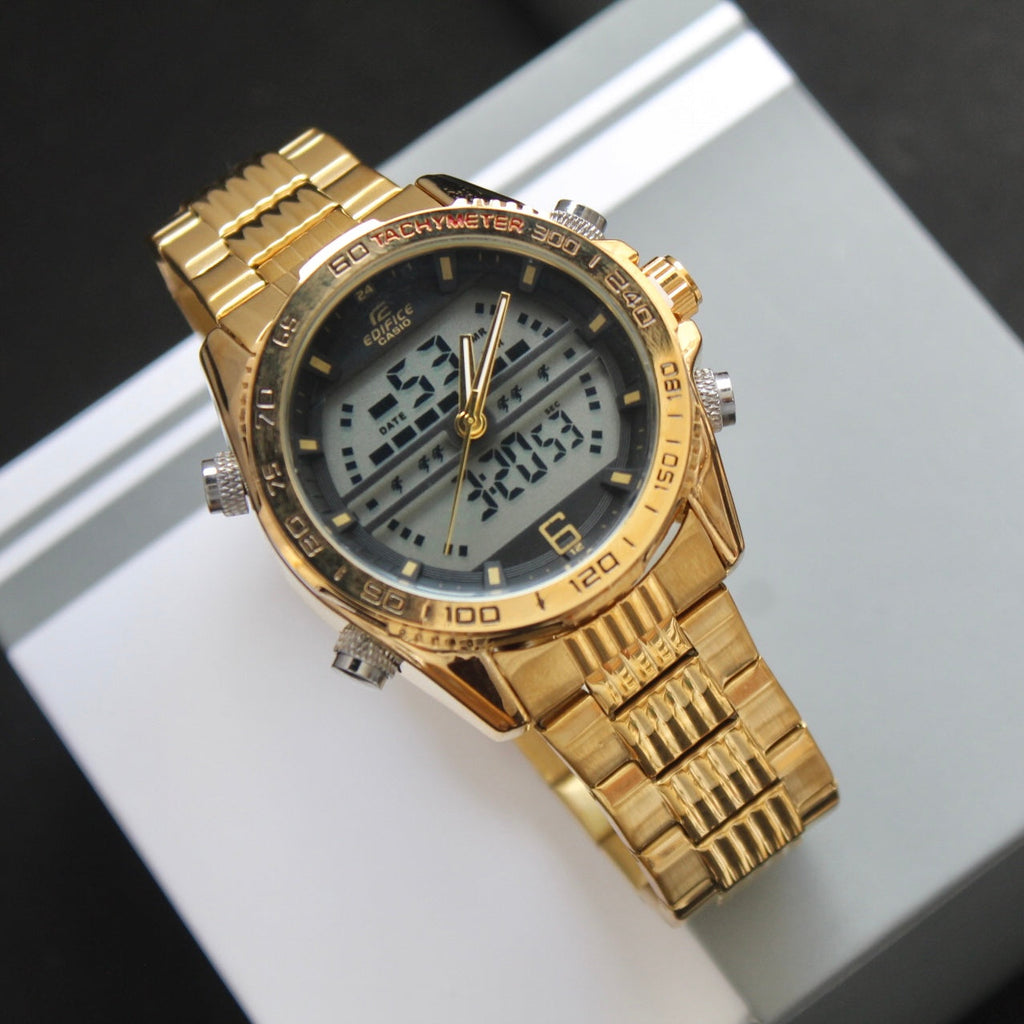 CASIO DOBLE HORA DOBLE PANEL PARA HOMBRE REF-DN