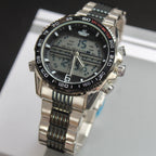 CASIO DOBLE HORA DOBLE PANEL PARA HOMBRE REF-BN