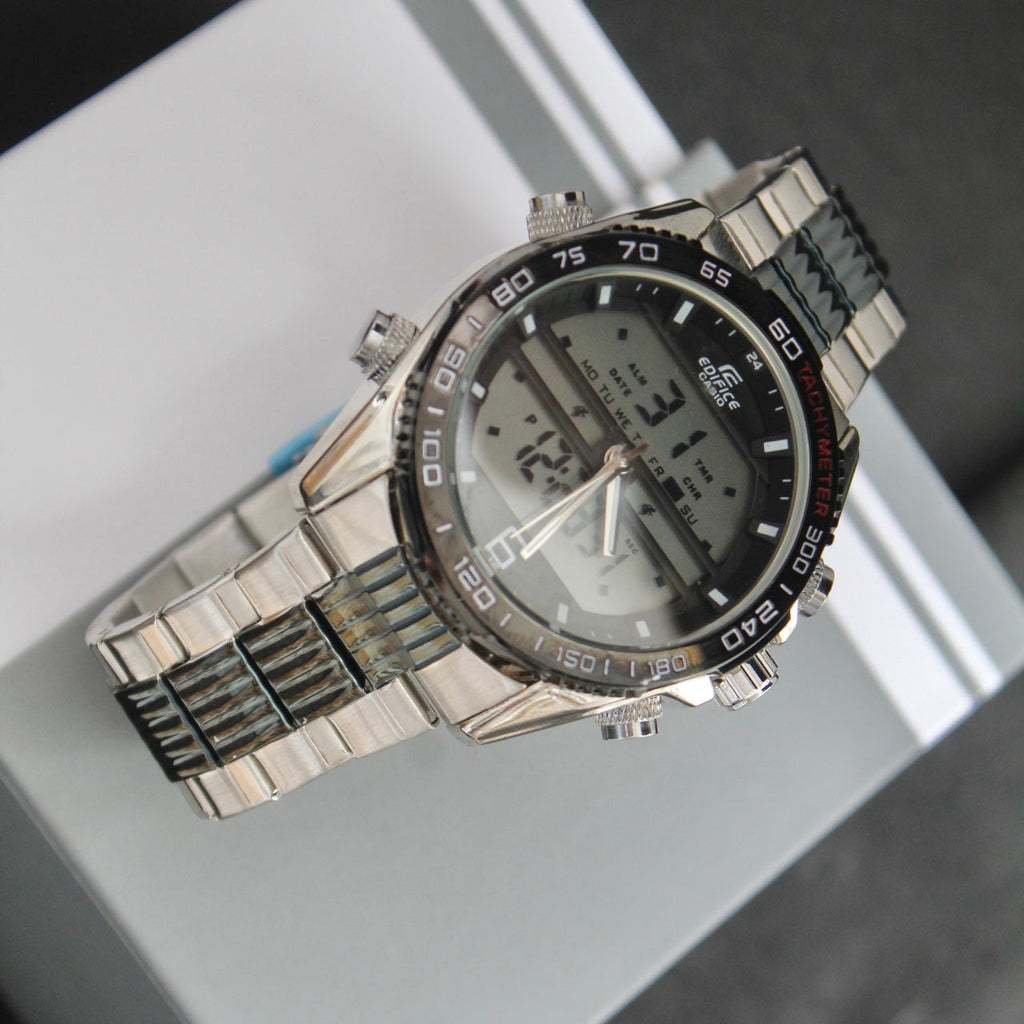 CASIO DOBLE HORA DOBLE PANEL PARA HOMBRE REF-BN